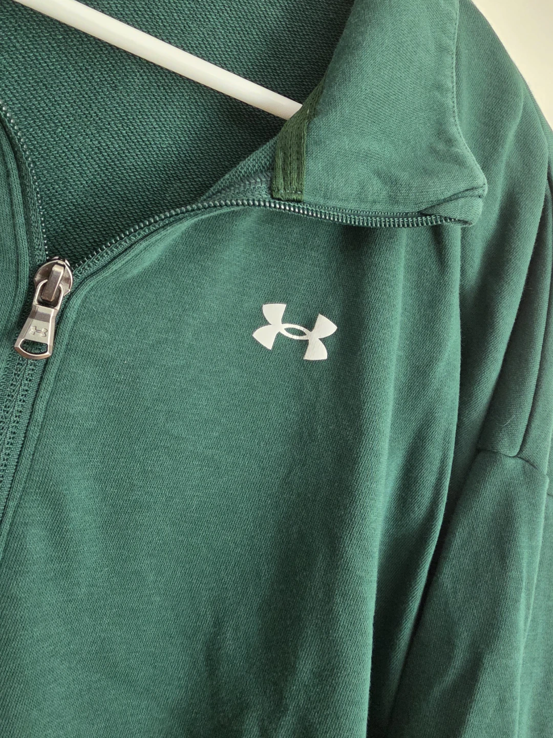 Under Armour Quarter-Zip Pullover - Dark Green - Medium - photo 2