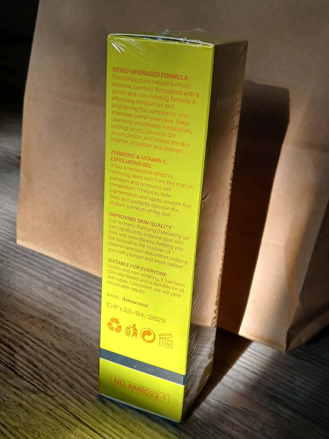 Amococo Turmeric & Vitamin C Exfoliating Gel - photo 3