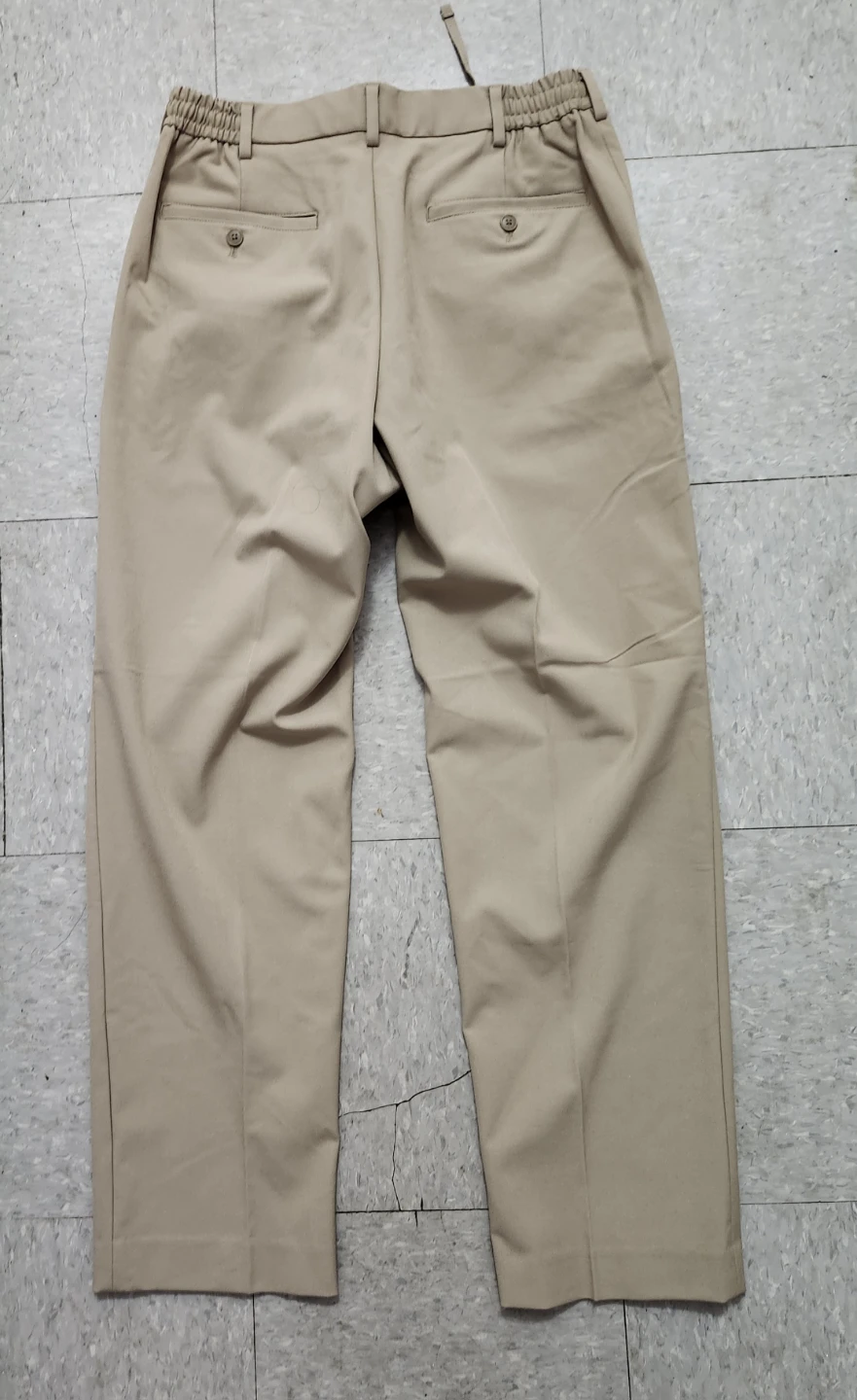 Uniqlo Pleated Wide Pants - Beige - Size M - photo 3