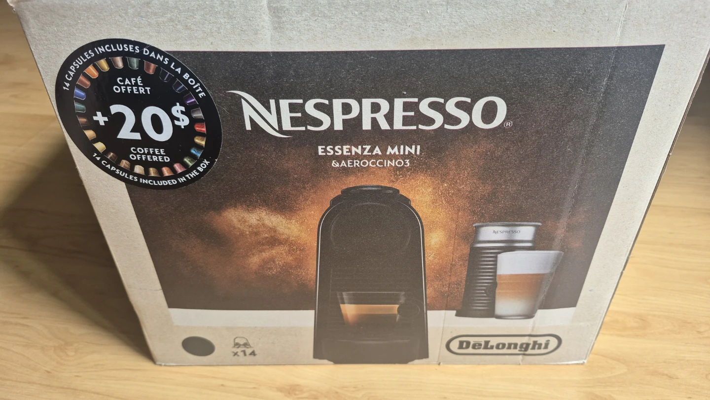Nespresso Essenza Mini and Aeroccino3 Bundle