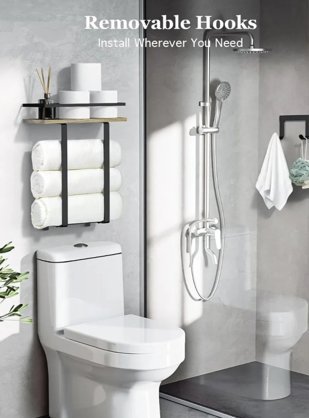 Wall Mounted Towel Rack and Holder - photo 4
