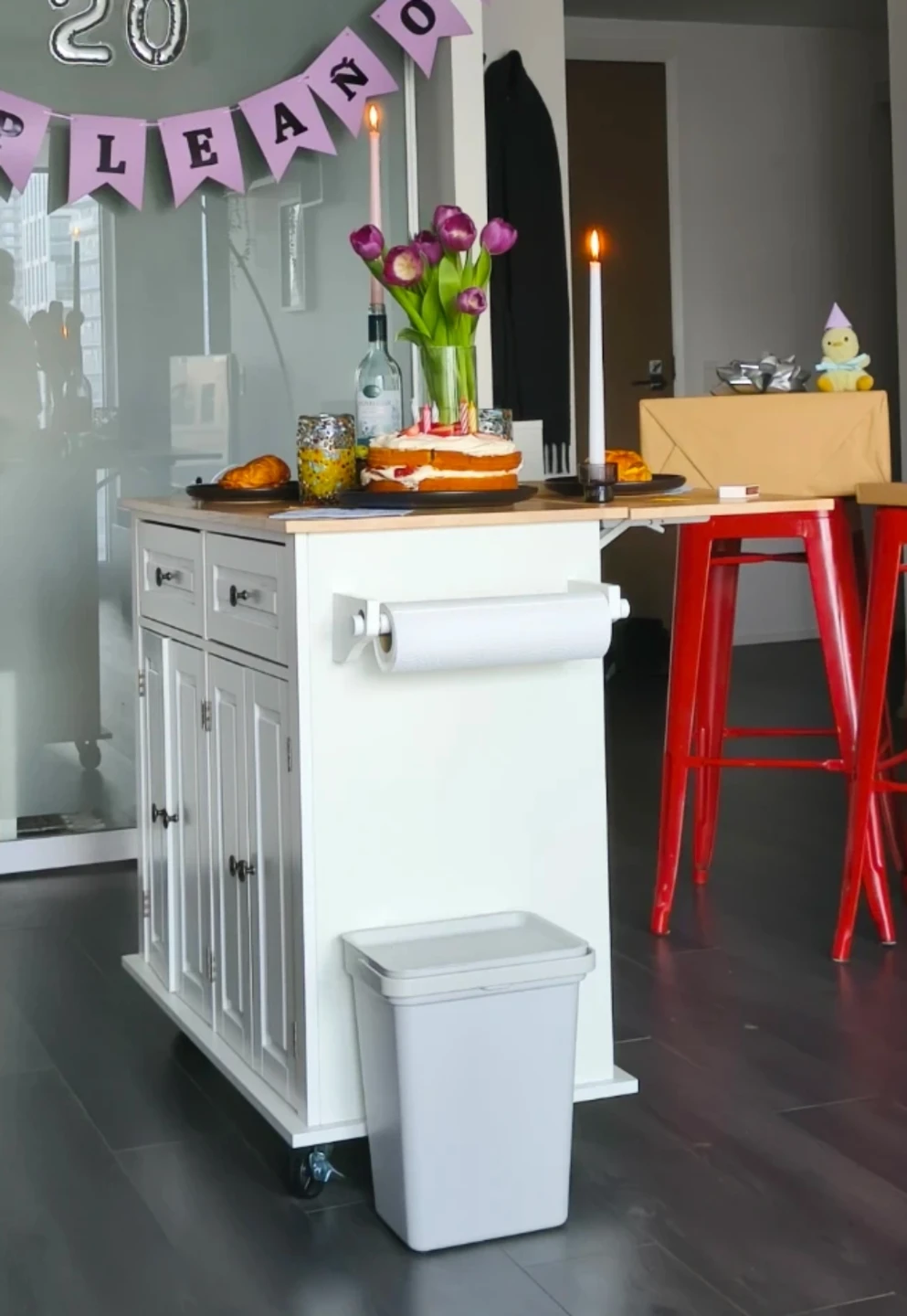Kitchen Island with Storage - photo 2