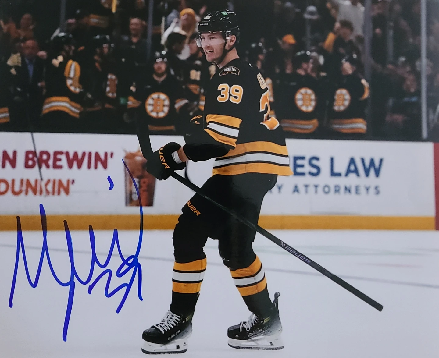 Boston Bruins Autographed Items With COA'S
