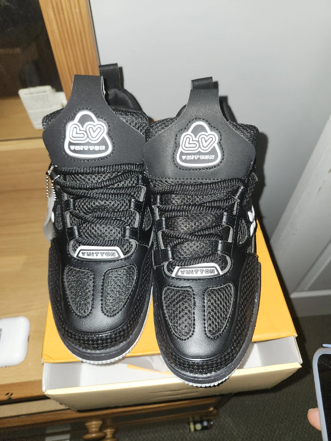 Louis Vuitton Black Sneakers - photo 3