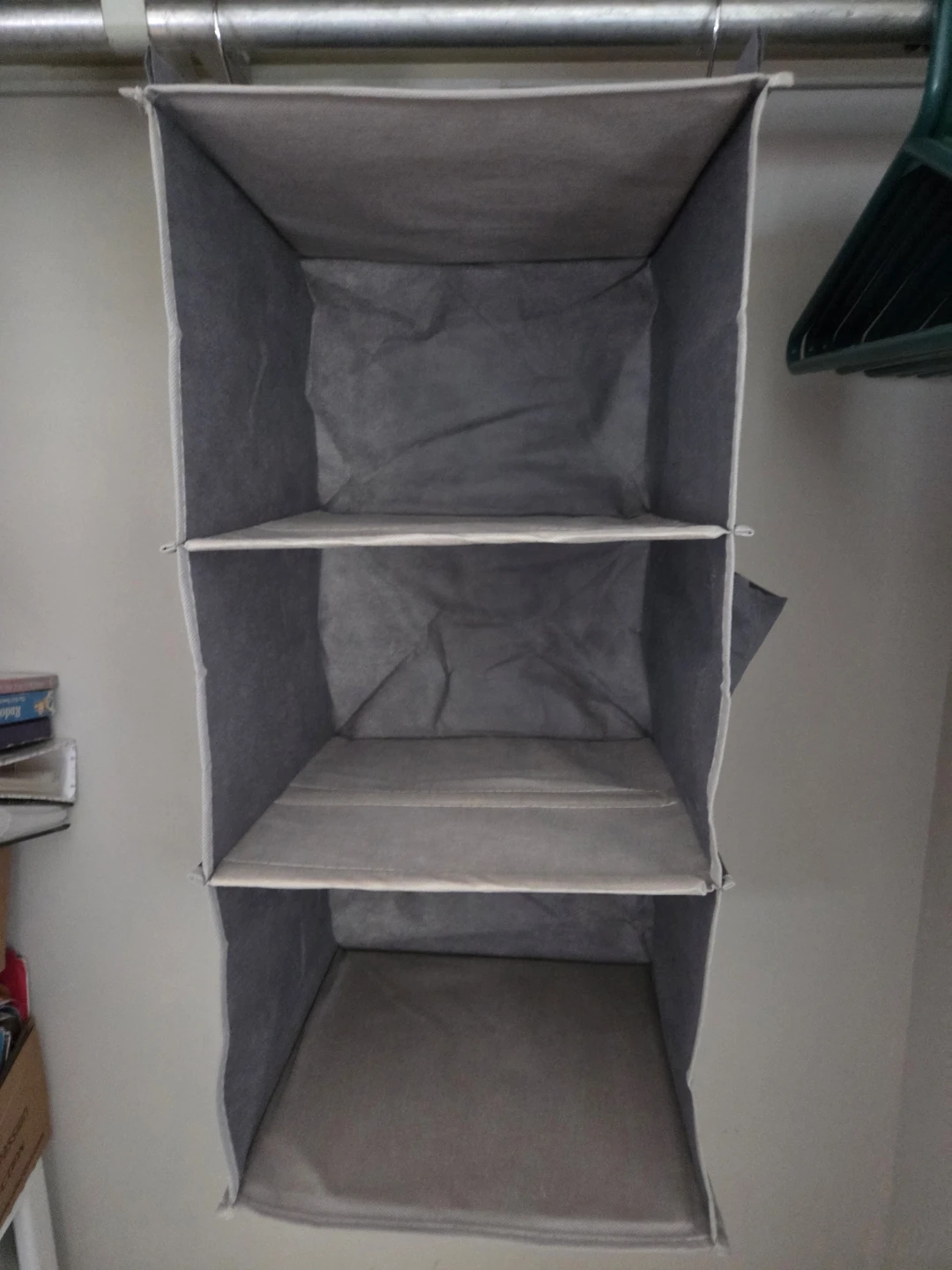 Hanging Closet Organizer Grey