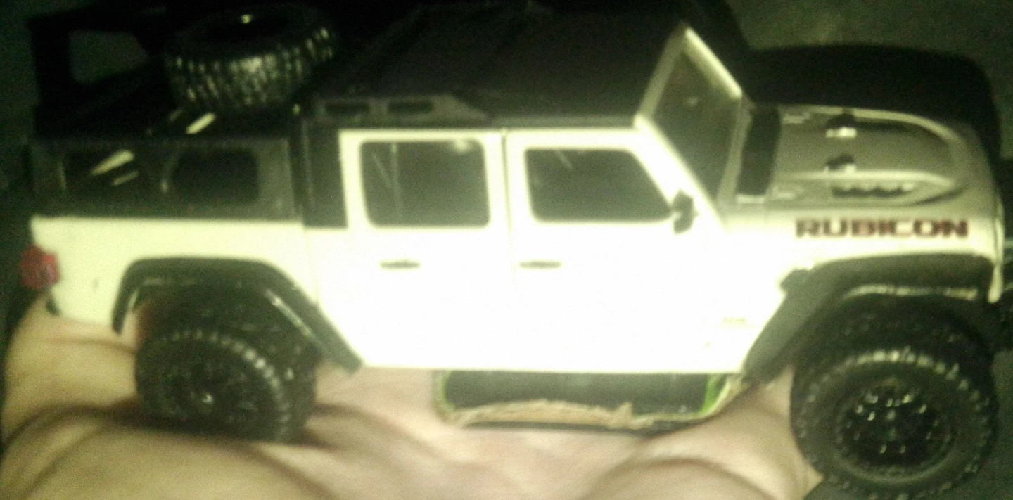 White Jeep Rubicon Toy Truck - photo 2