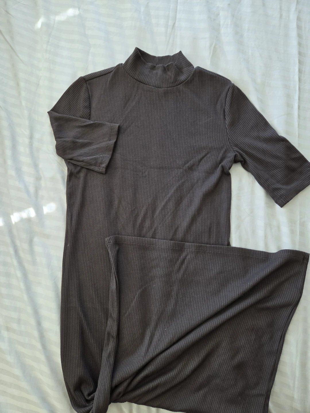 Gap Brown Mock Neck Dress - Size Small Petite