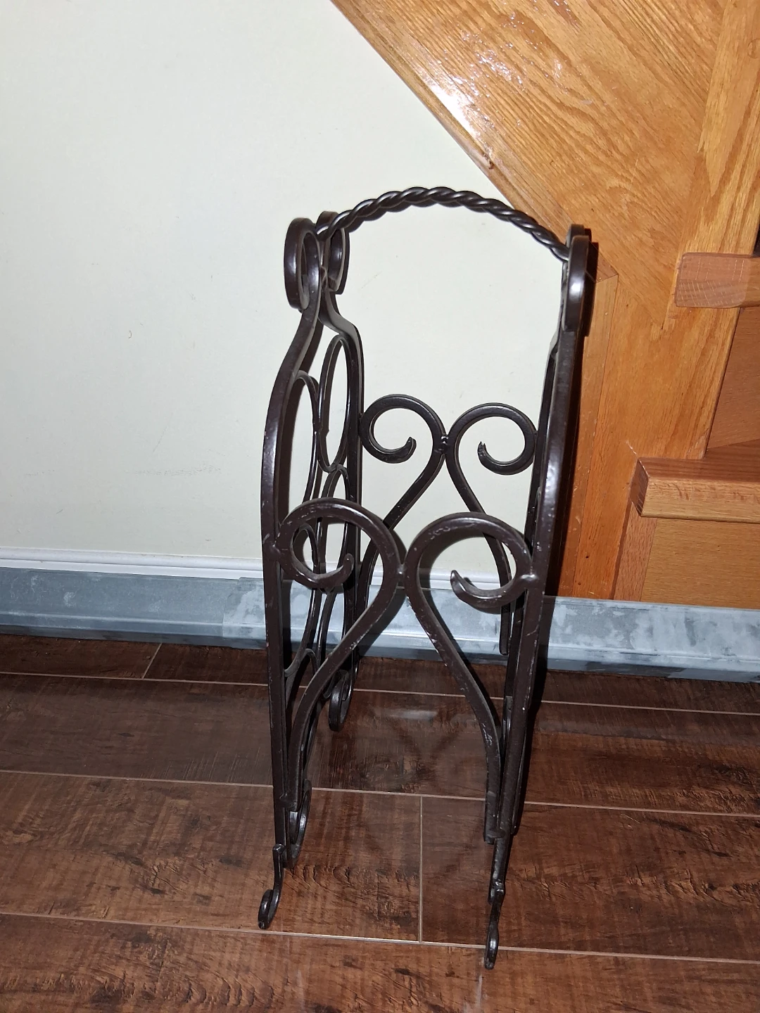 Wrought Iron Wine Rack - photo 3