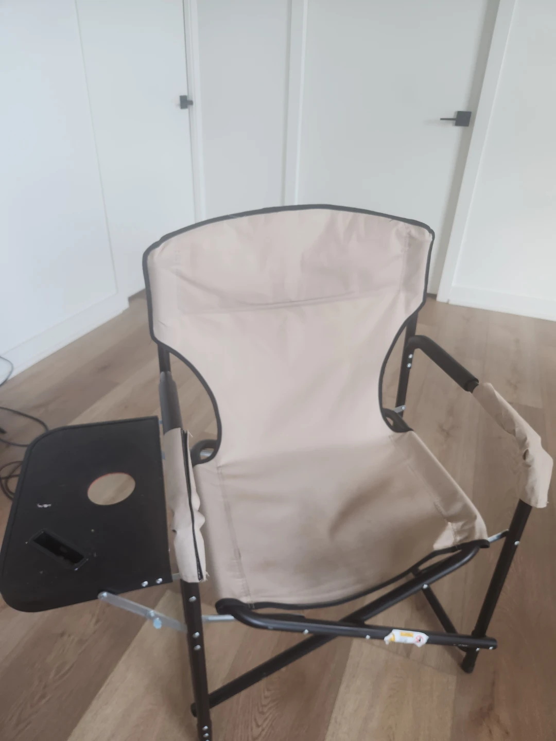 Folding Camping Chair with Side Table