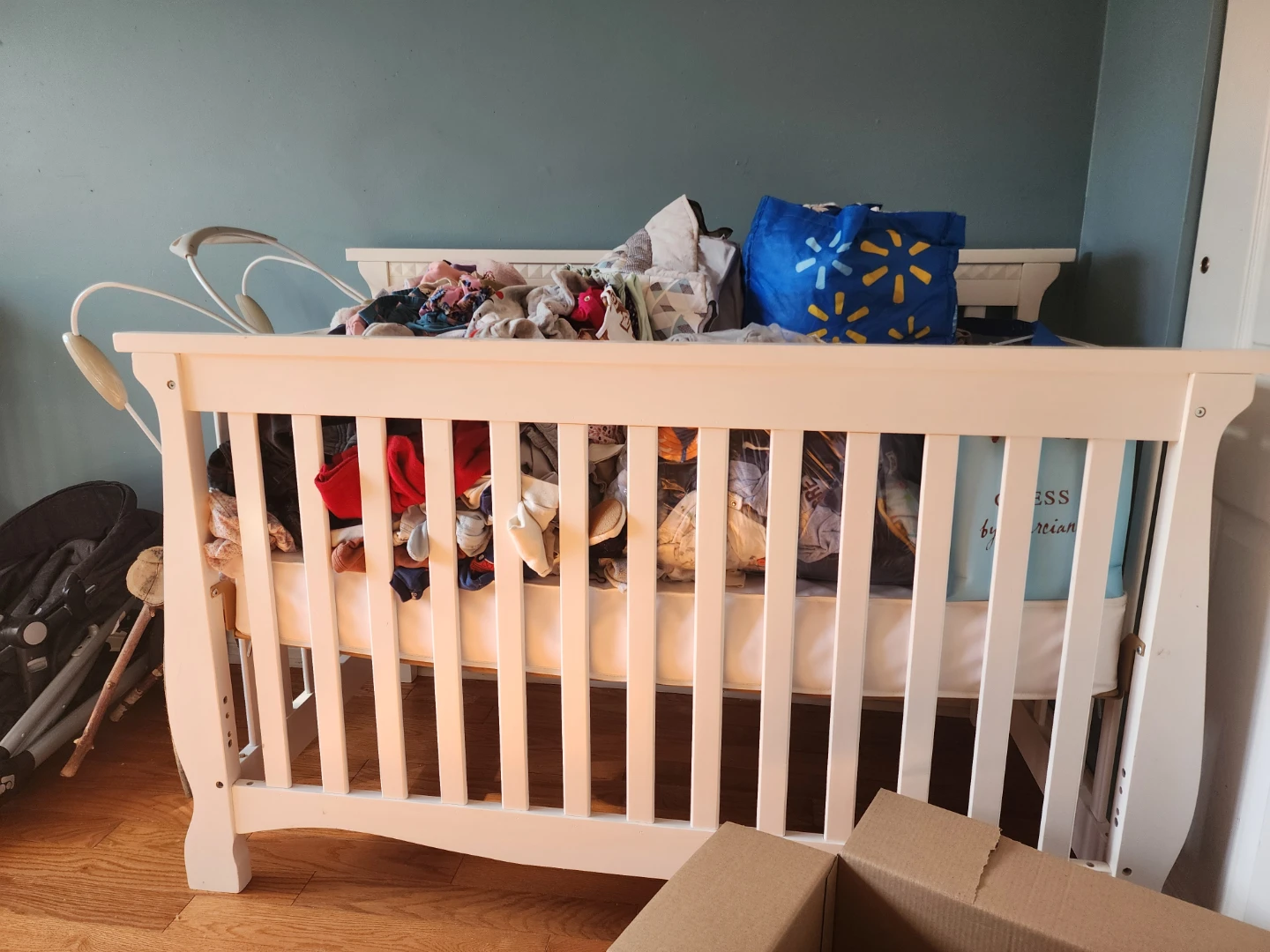 White Baby Crib