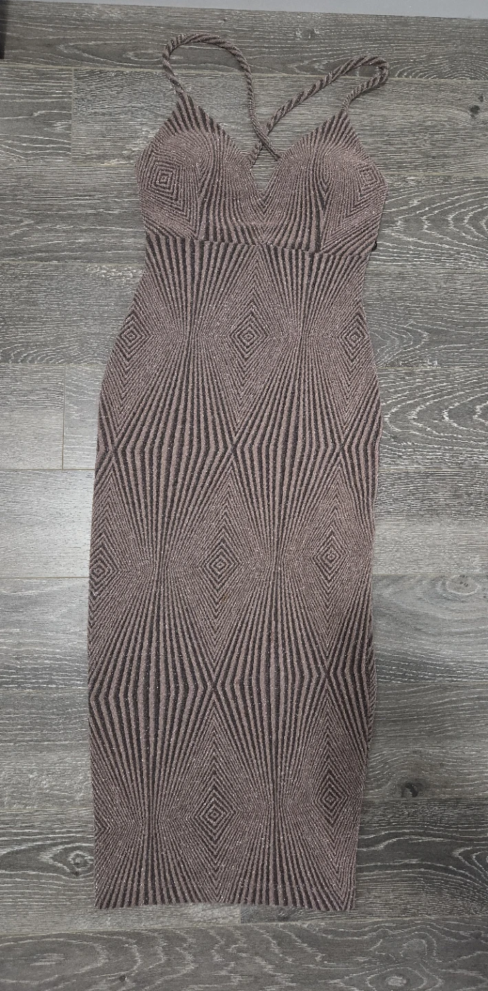 Room Service Sparkly Geometric Dress - photo 5