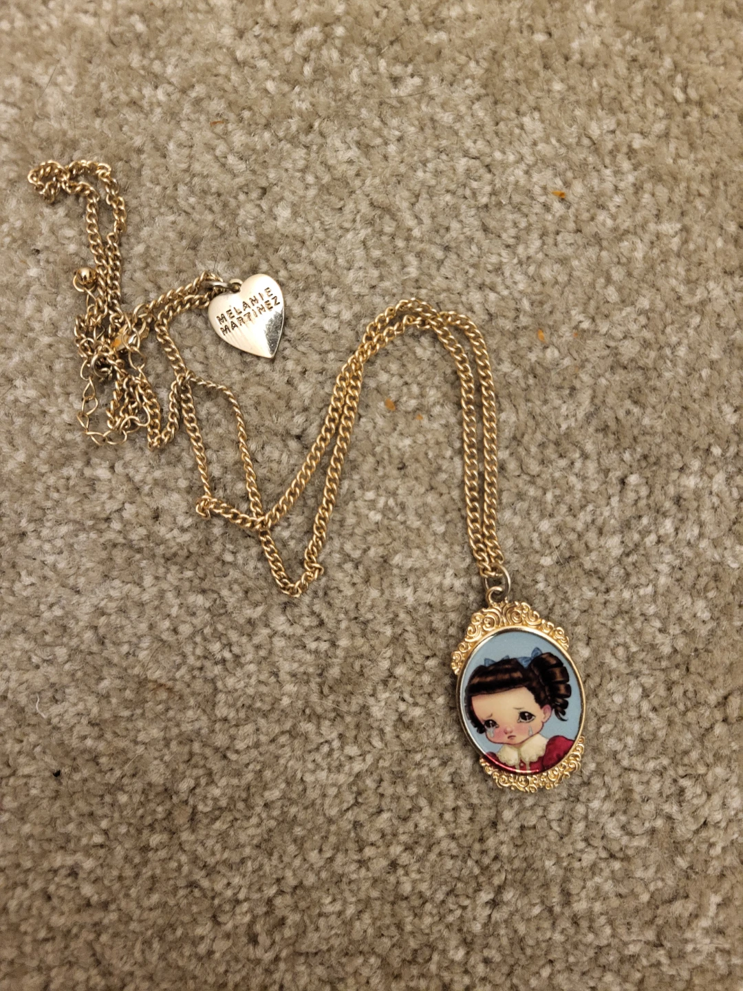 Melanie Martinez Cry Baby Cameo Necklace
