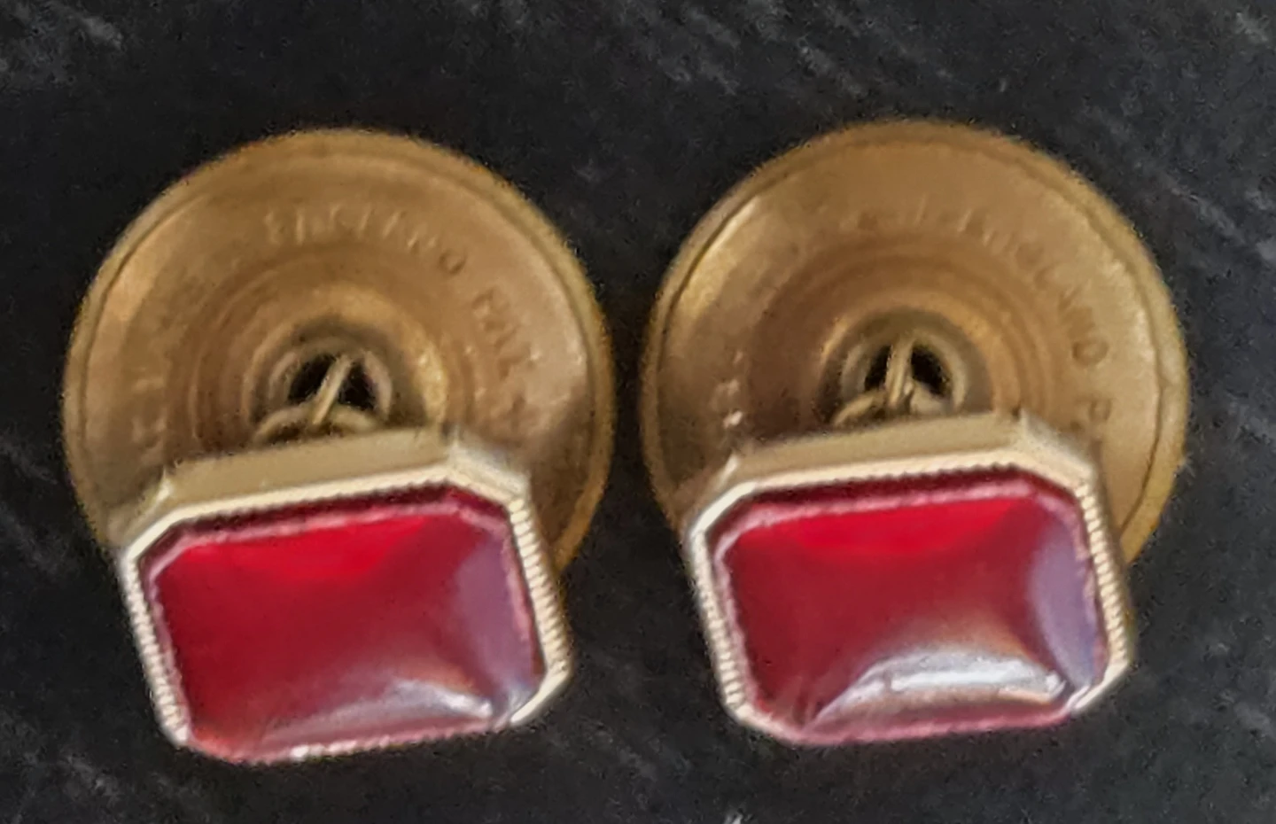 Rare Vintage 1930's Double SidedArt Deco Chain Cufflinks - photo 4