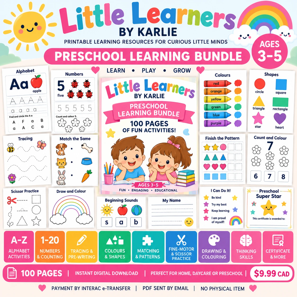 Little Learners My First Preschool Learning Pack