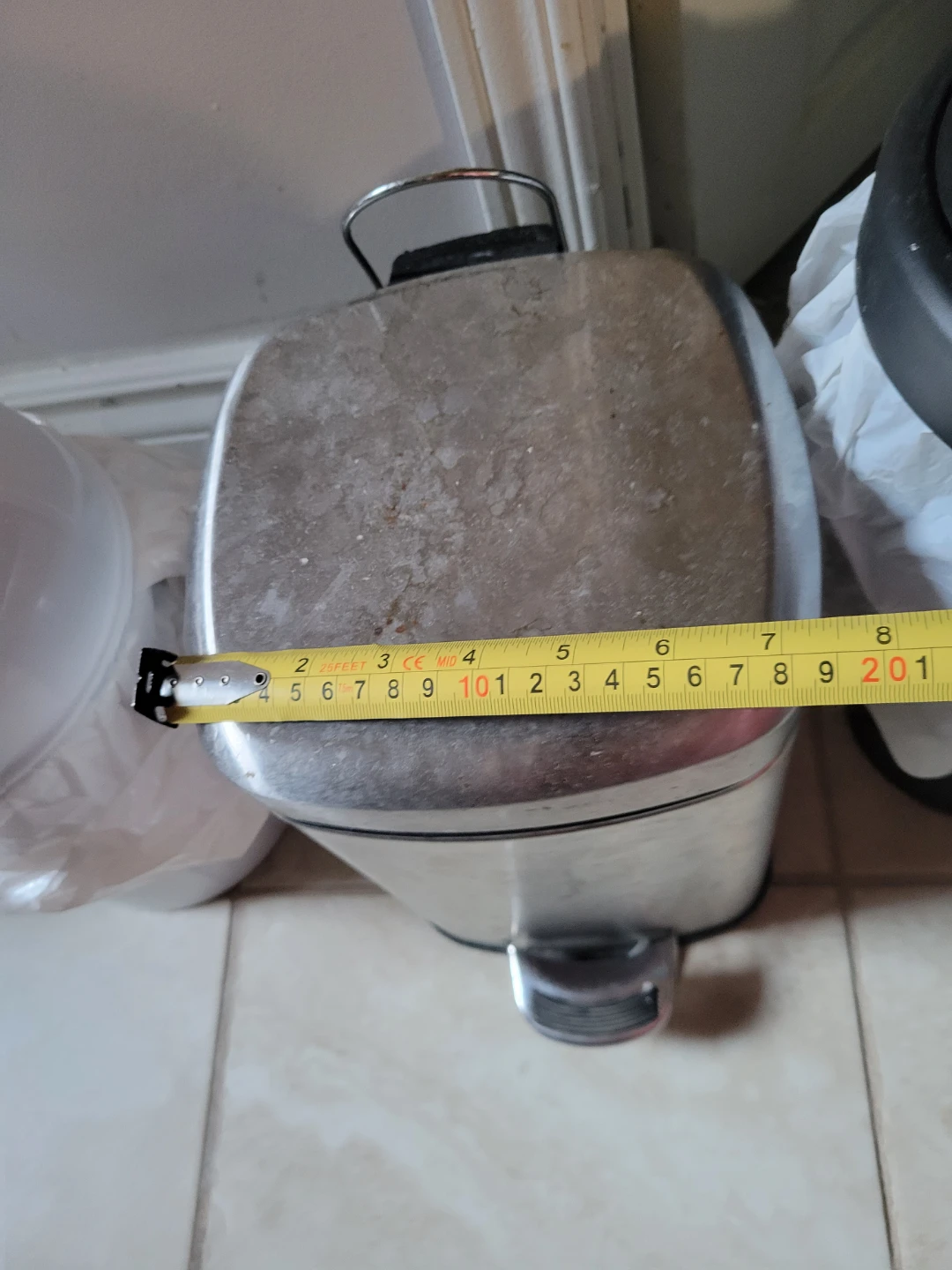 Stainless Steel Step Pedal Trash Can - photo 2