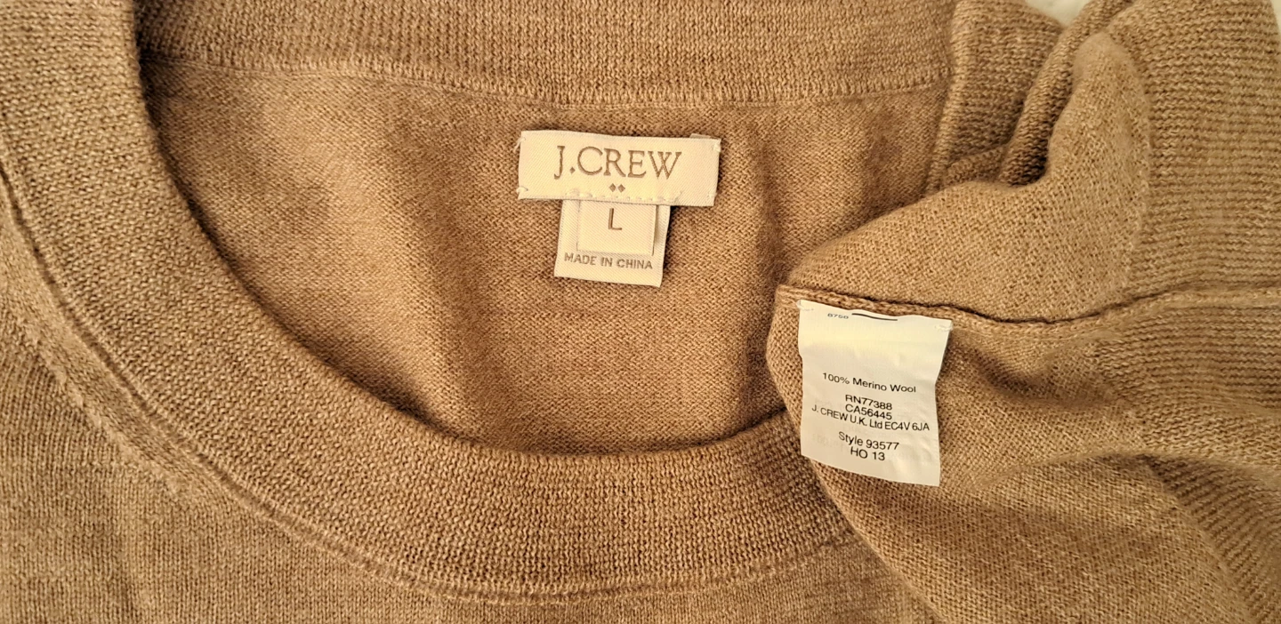 J.Crew Tan Merino Wool Sweater - photo 2