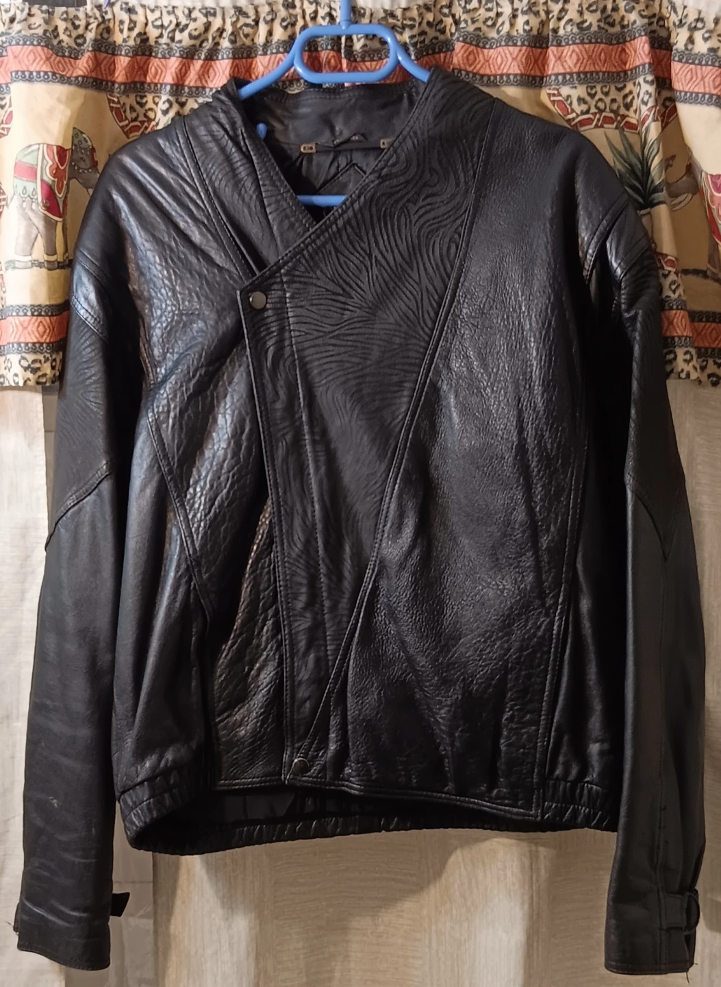🔥 RARE 80s J Walden Genuine Leather Batwing Bomber
