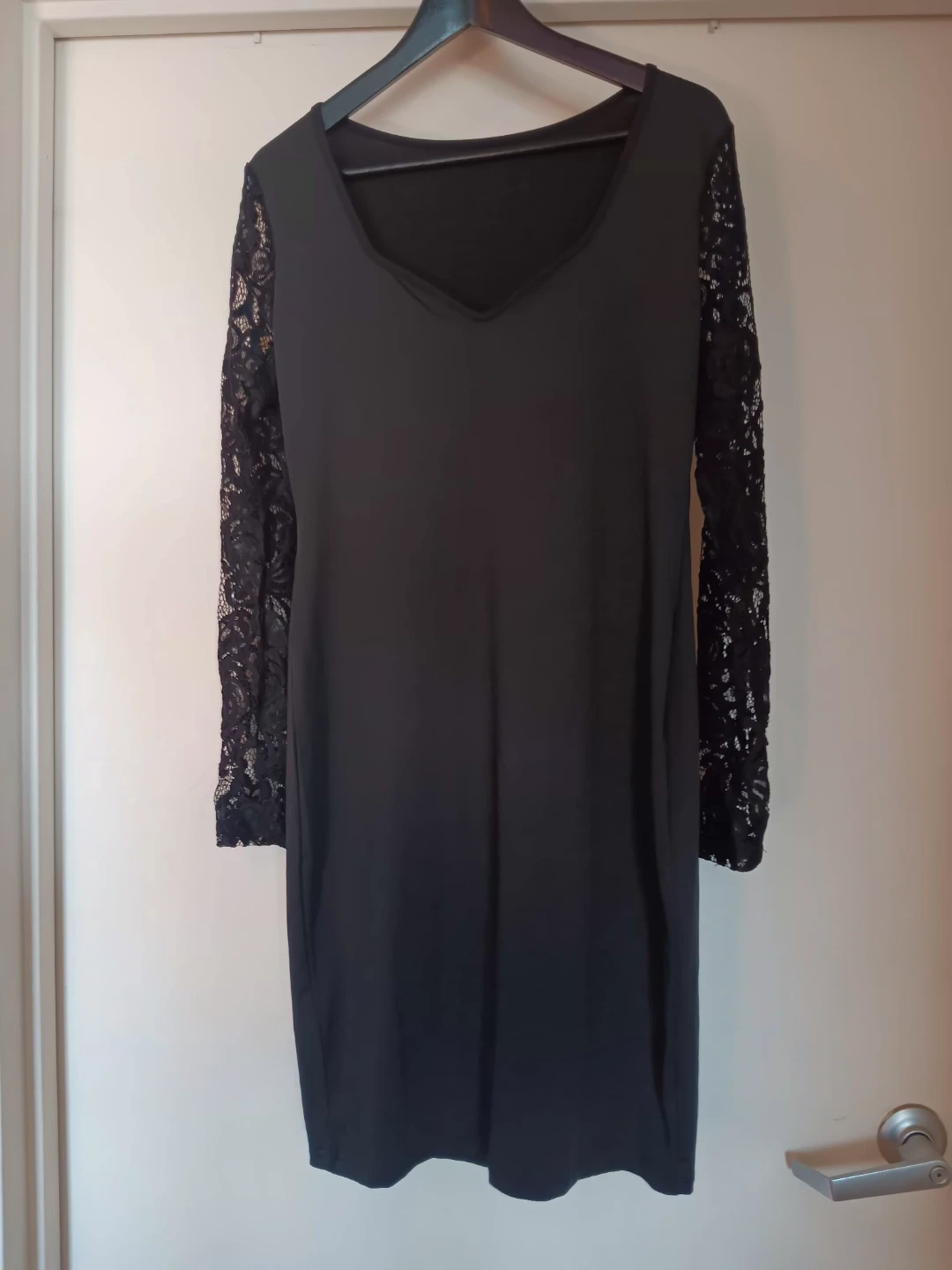 Black Lace Sleeve Dress - photo 2