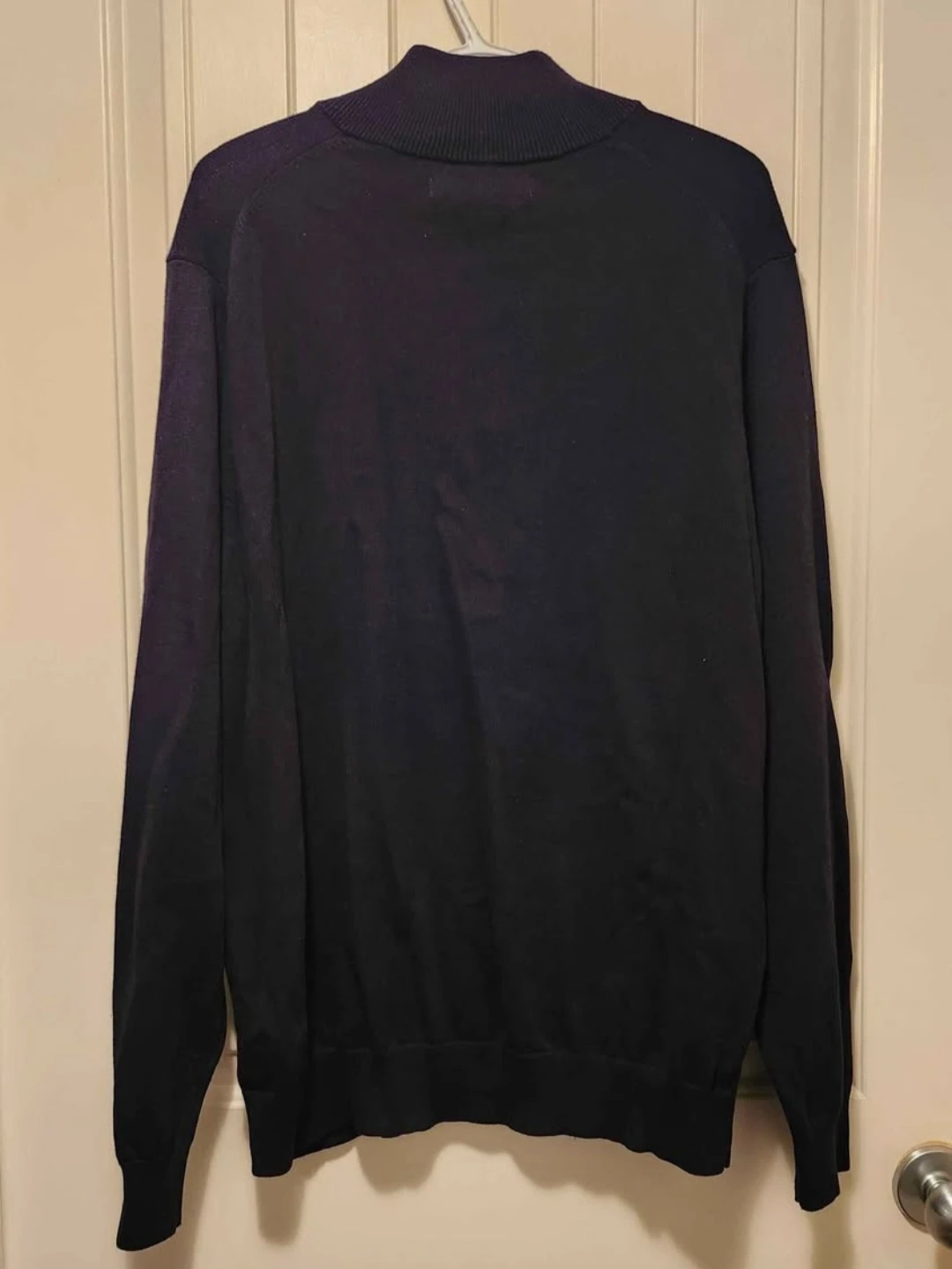 Amazon Essentials Quarter-Zip Sweater - Black XL - photo 3
