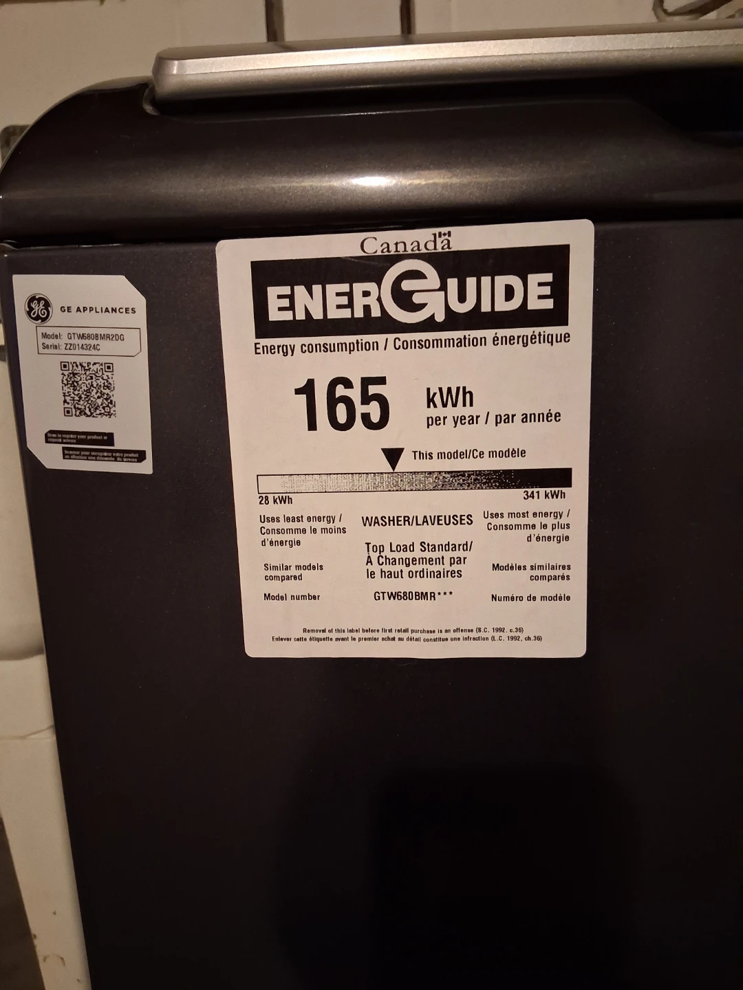 GE Washer and Dryer Set - photo 4