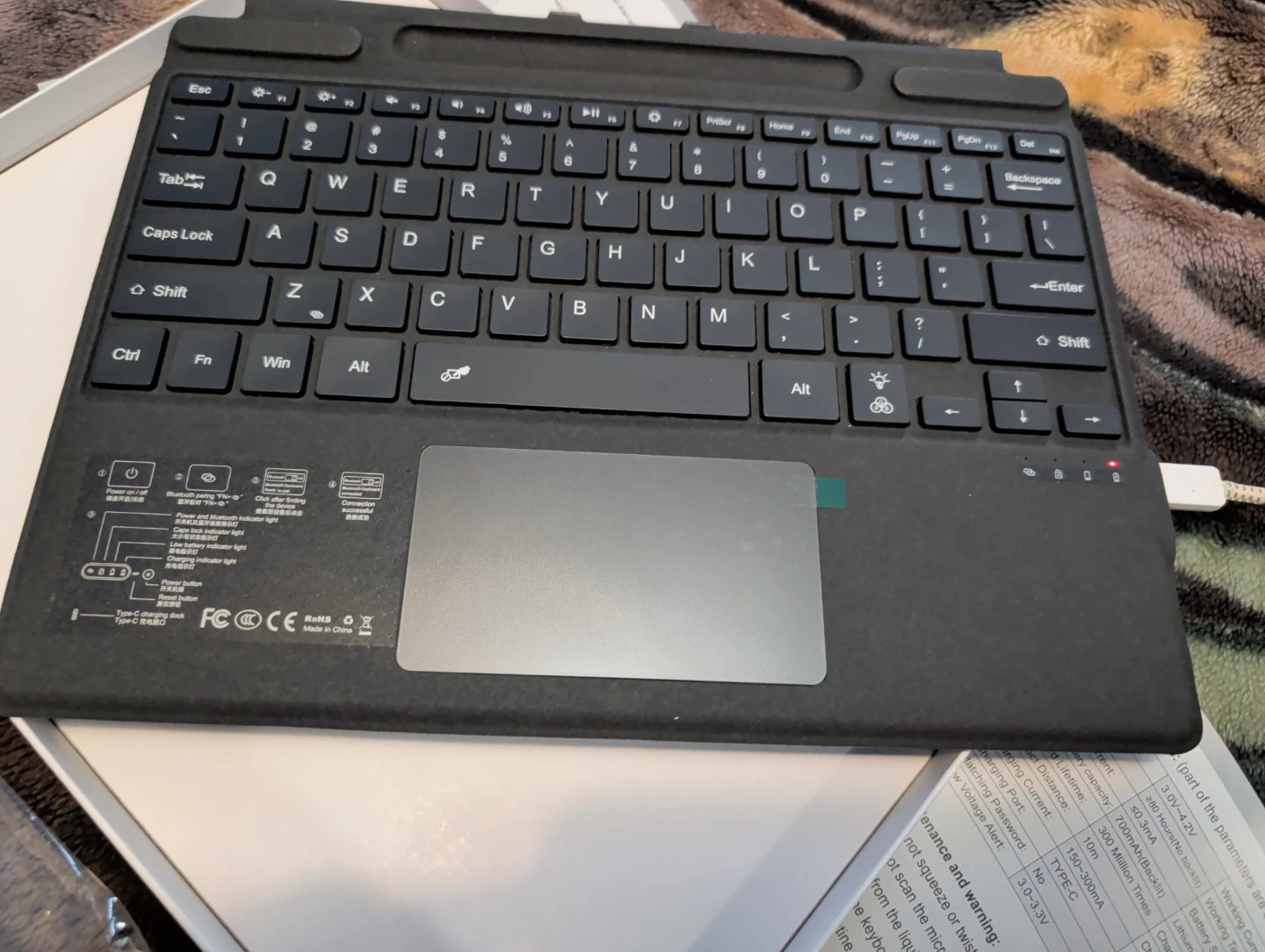 Ultra-thin Keyboard for Surface Pro 8/9/X/10/11 - photo 5