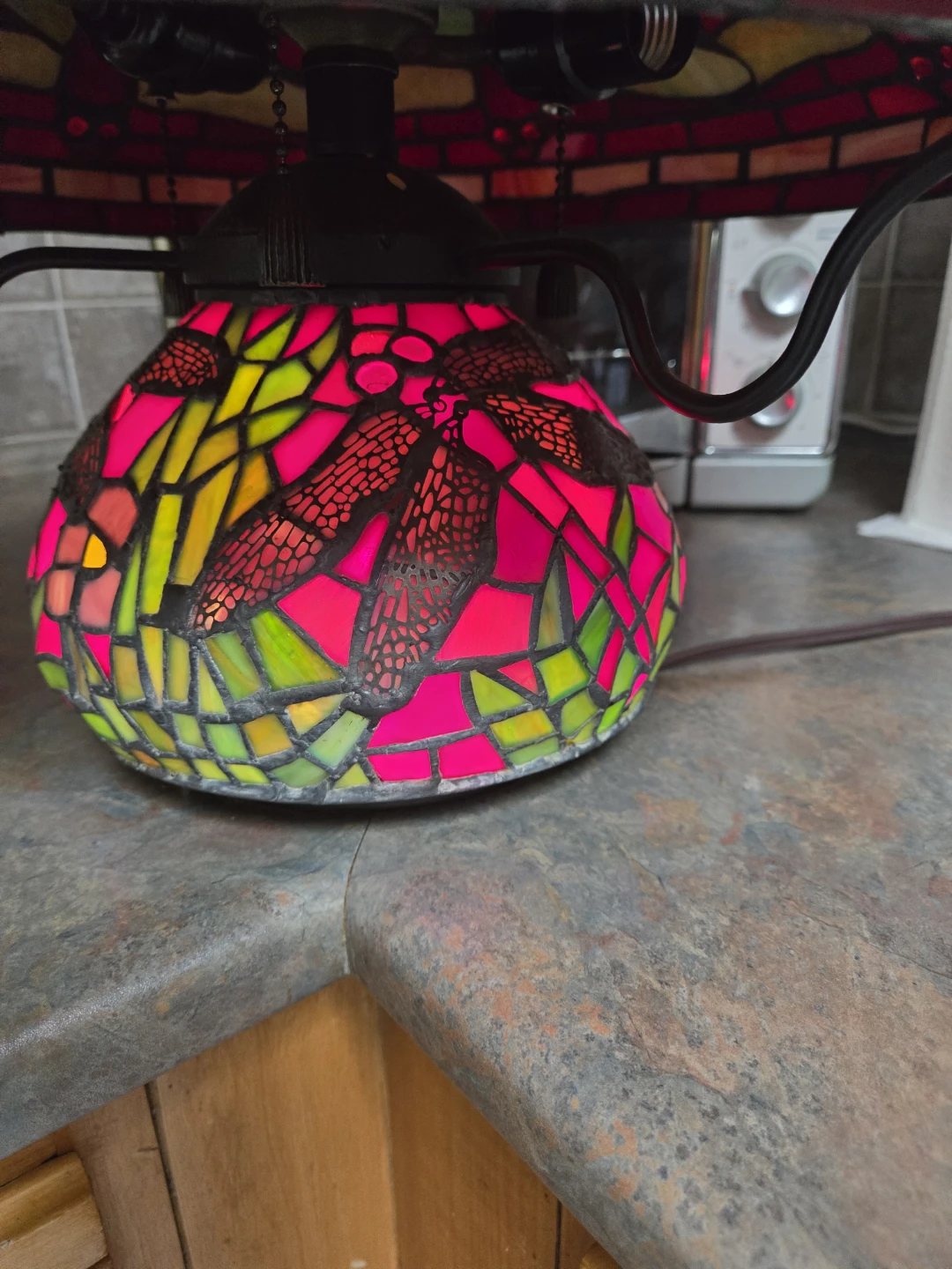 Dragonfly Tiffany Table Lamp - photo 4