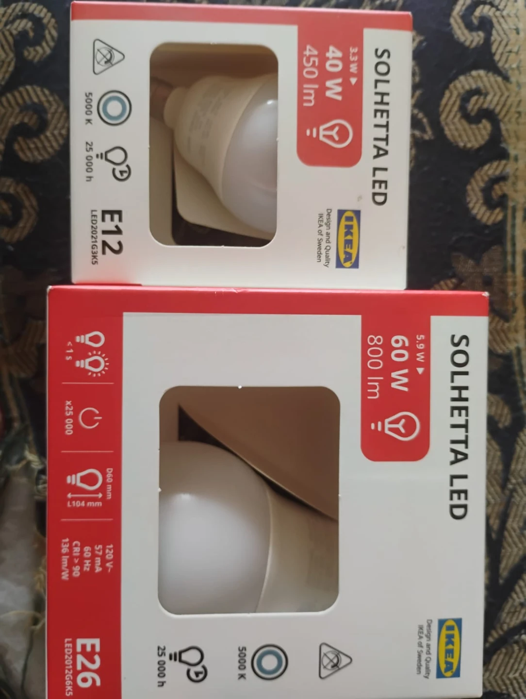 IKEA SOLHETTA LED Light Bulbs