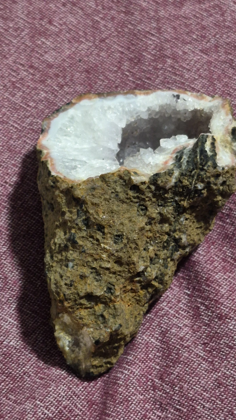 Natural Quartz Crystal Geode - photo 4
