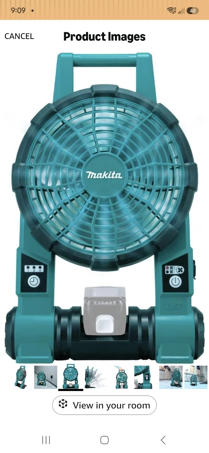 Makita DCF201Z 18V LXT Job Site Fan - photo 5