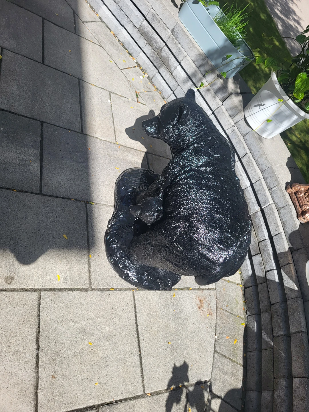 Black Bear Garden Statue