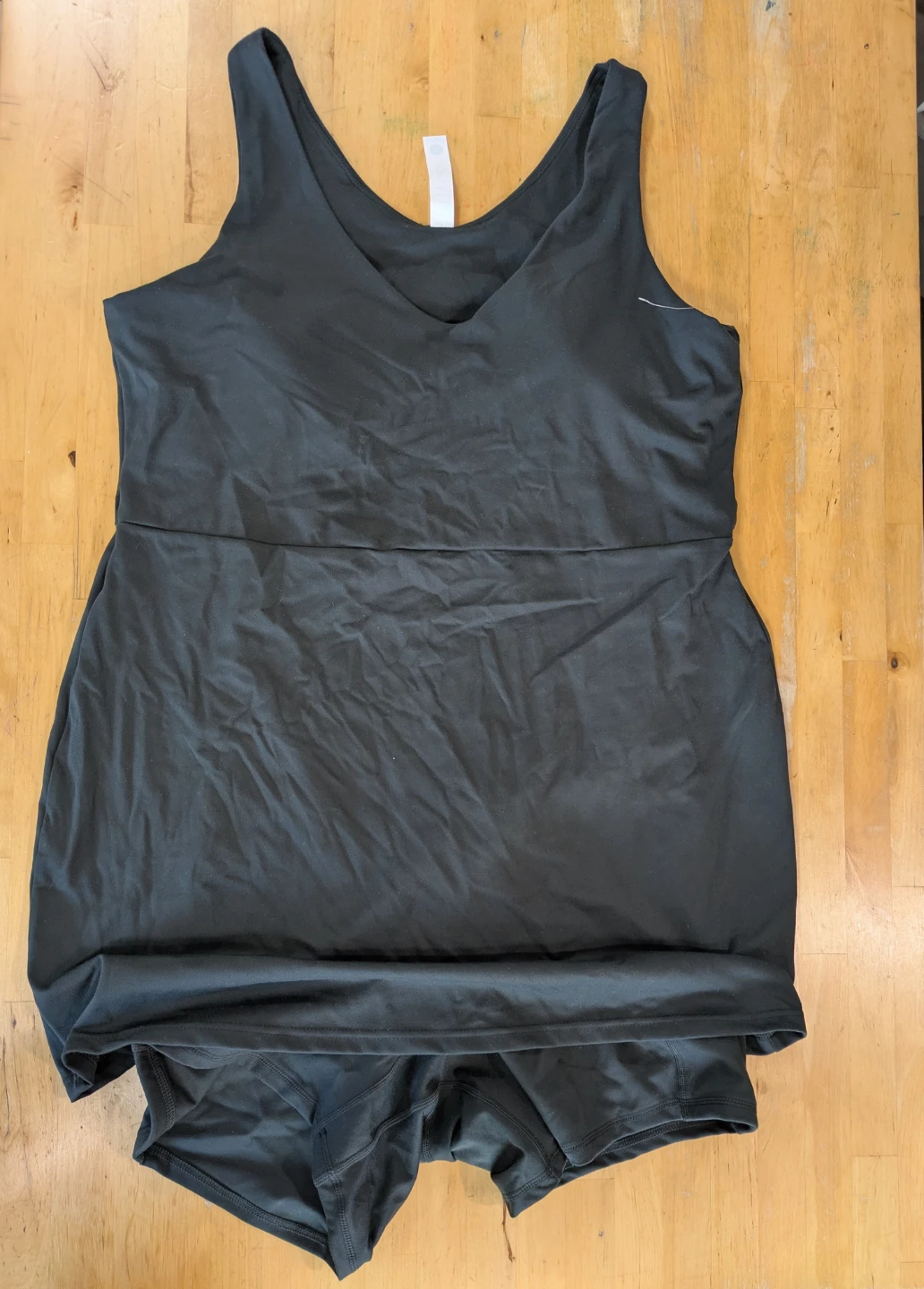 Elle Sport Black Active Dress Swimsuit XXL