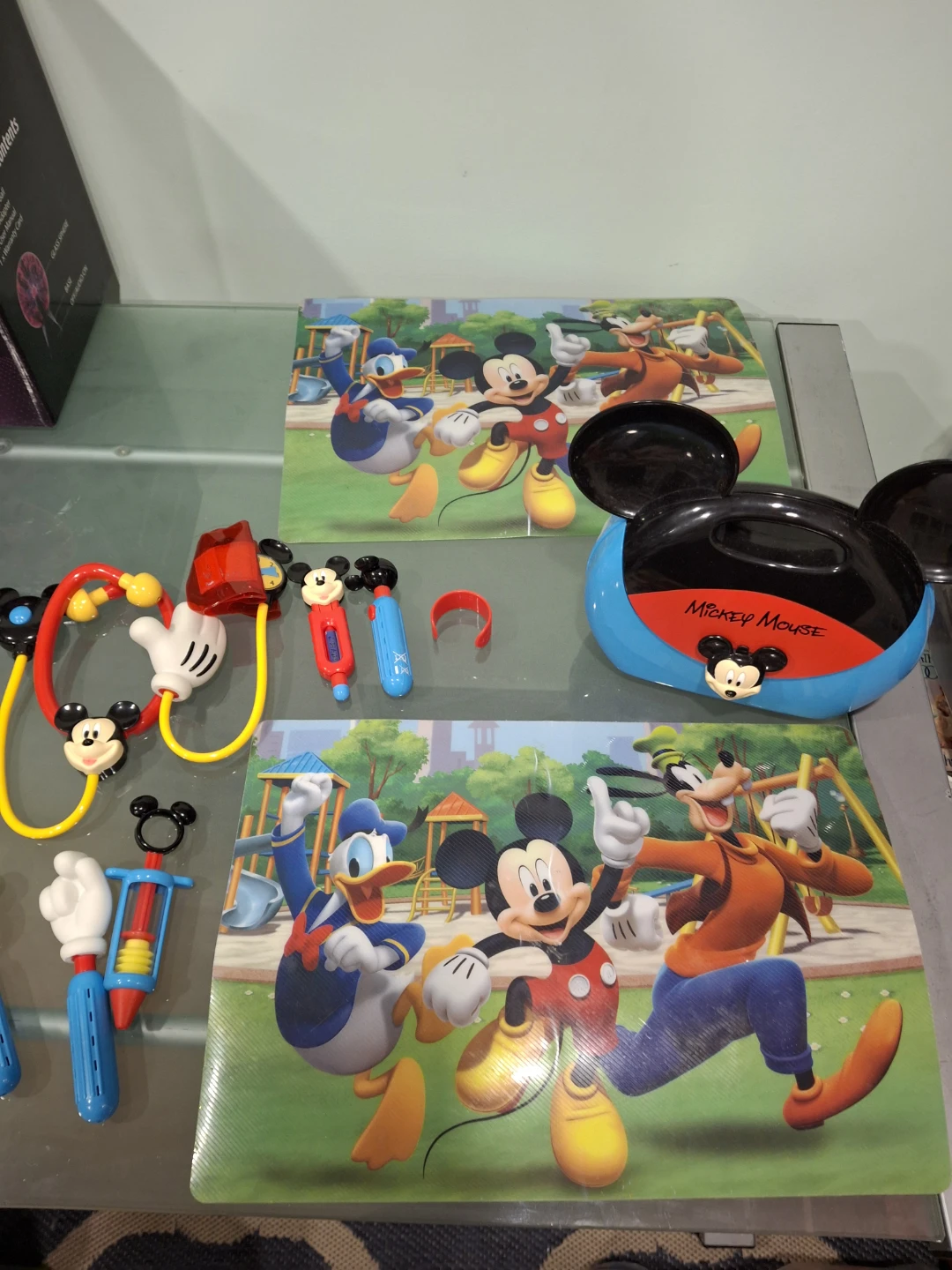 Mickey Mouse Doctor Play Set+2 place mats