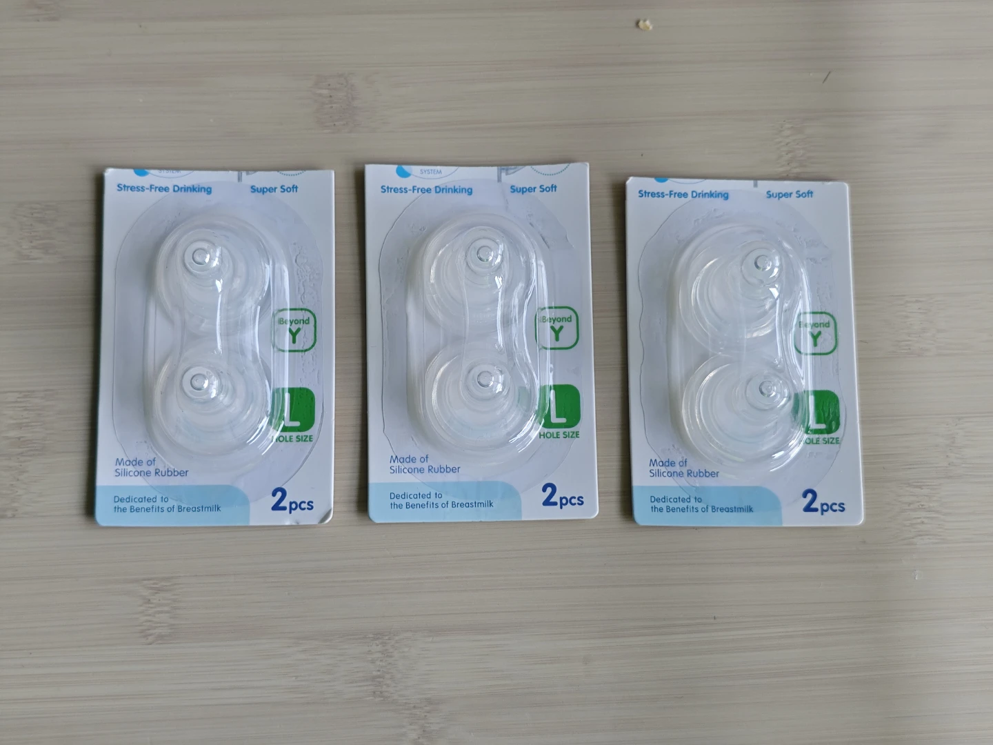 Pigeon Beyond Y-Cut Silicone Nipples - 3 Packs