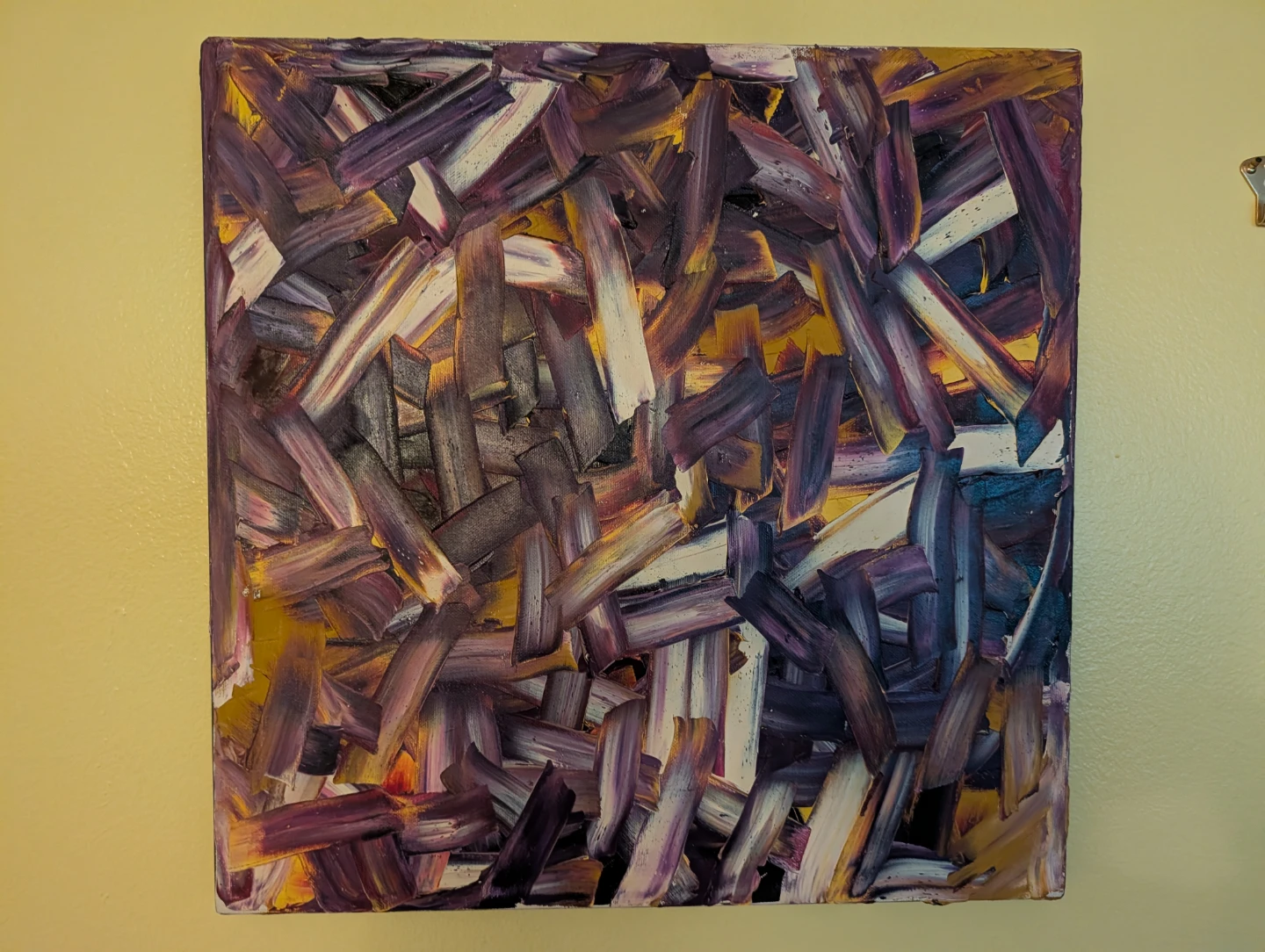 Set of 3 oil on canvas paintings - photo 4
