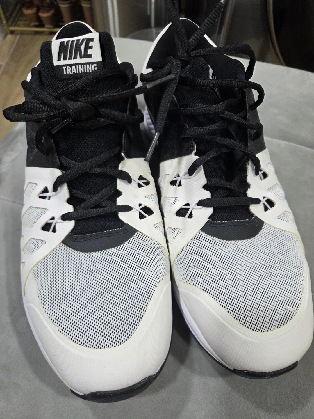 Nike Training Shoes Black and White - photo 4