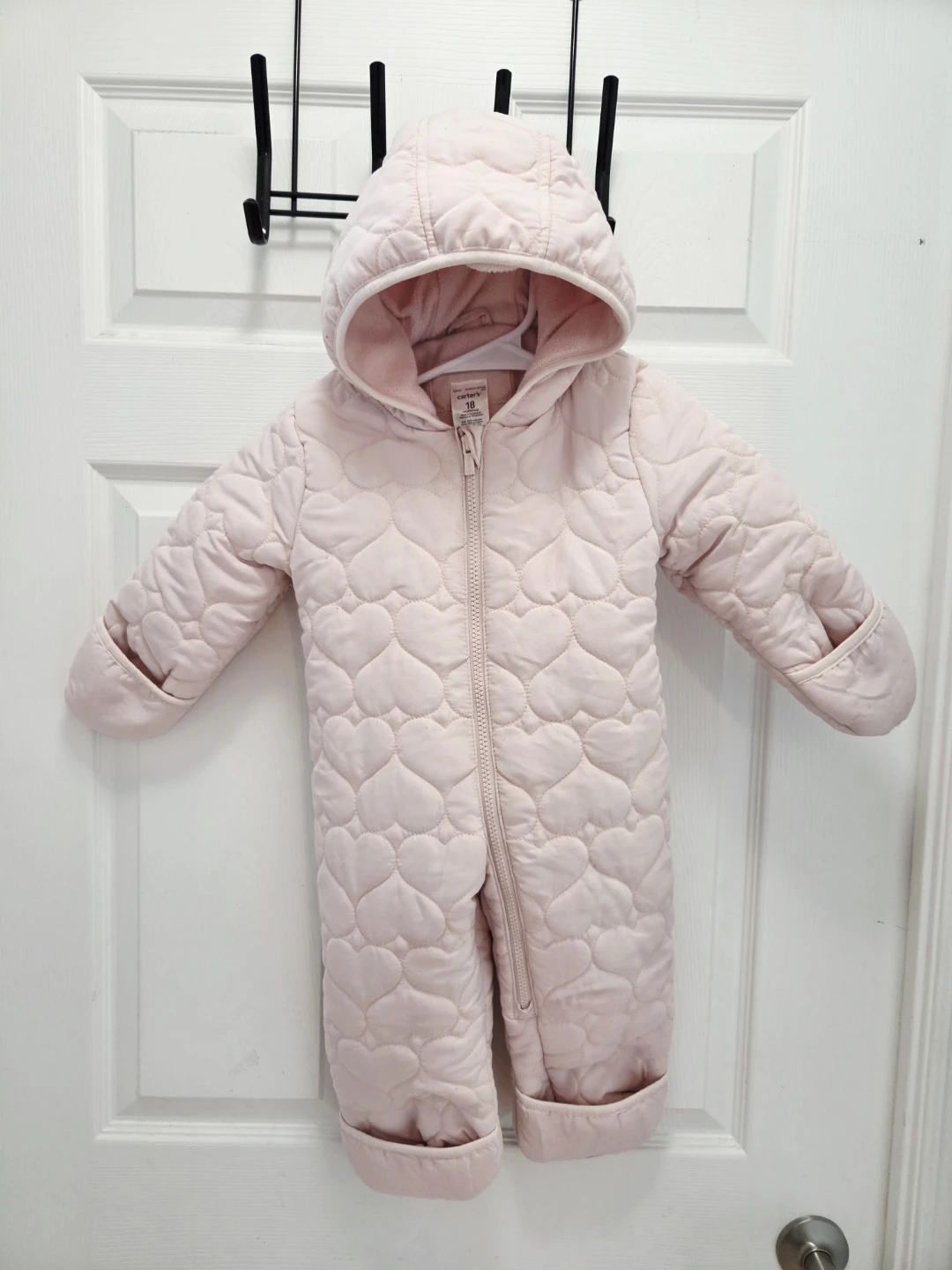 Carter's baby winter pram snowsuit, size 18M - photo 3