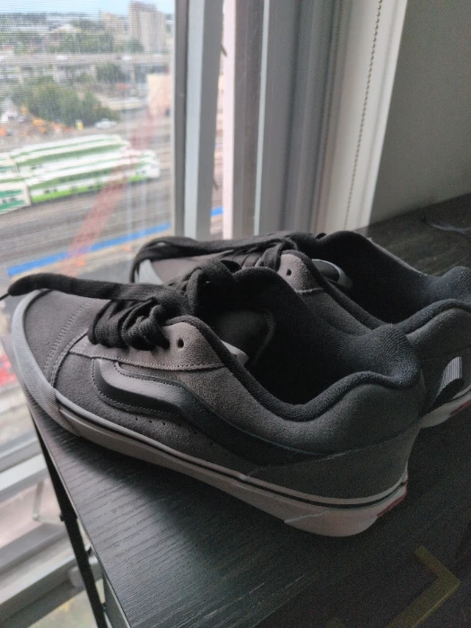 Vans Grey Suede Skate Shoes