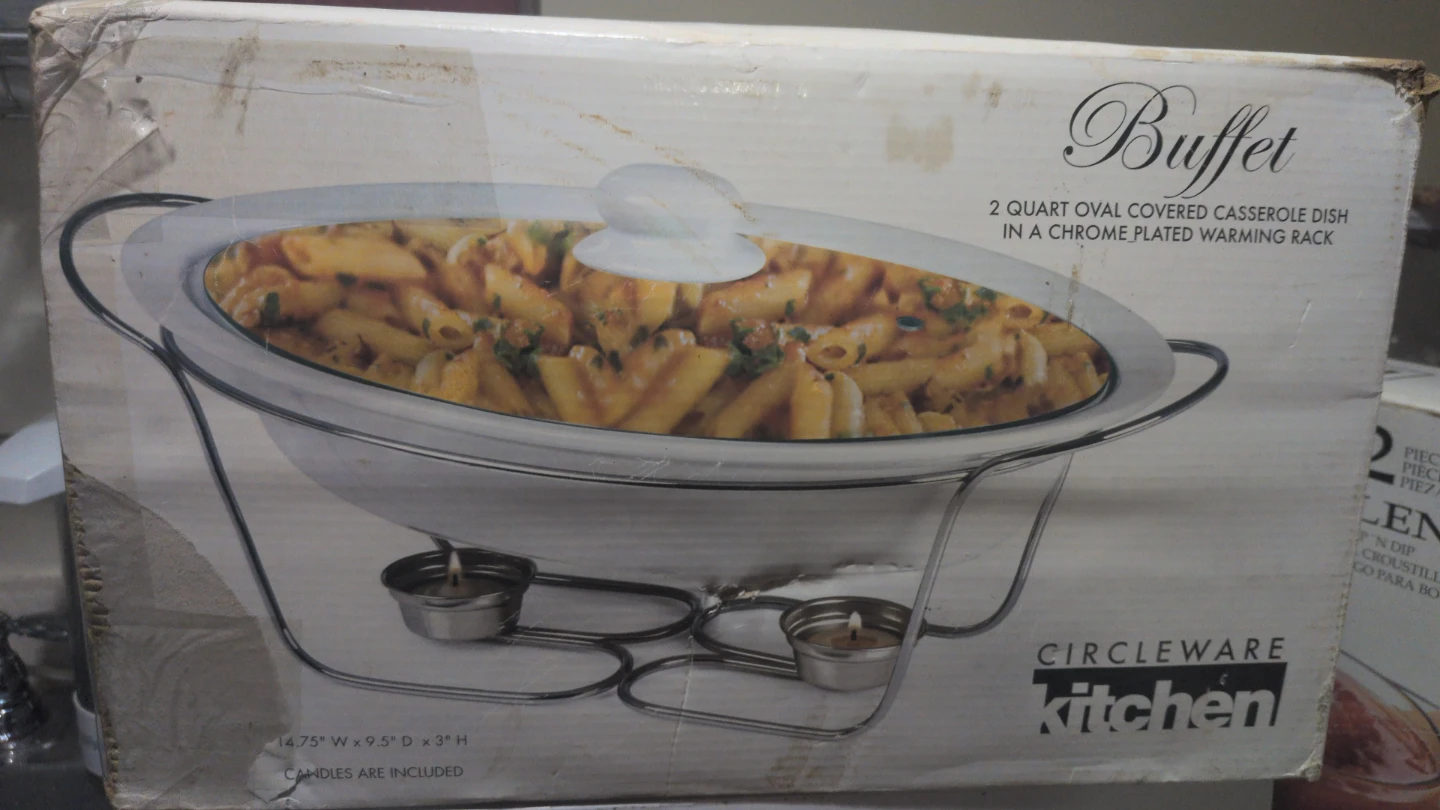 Circleware Buffet 2 Quart Oval Casserole Dish