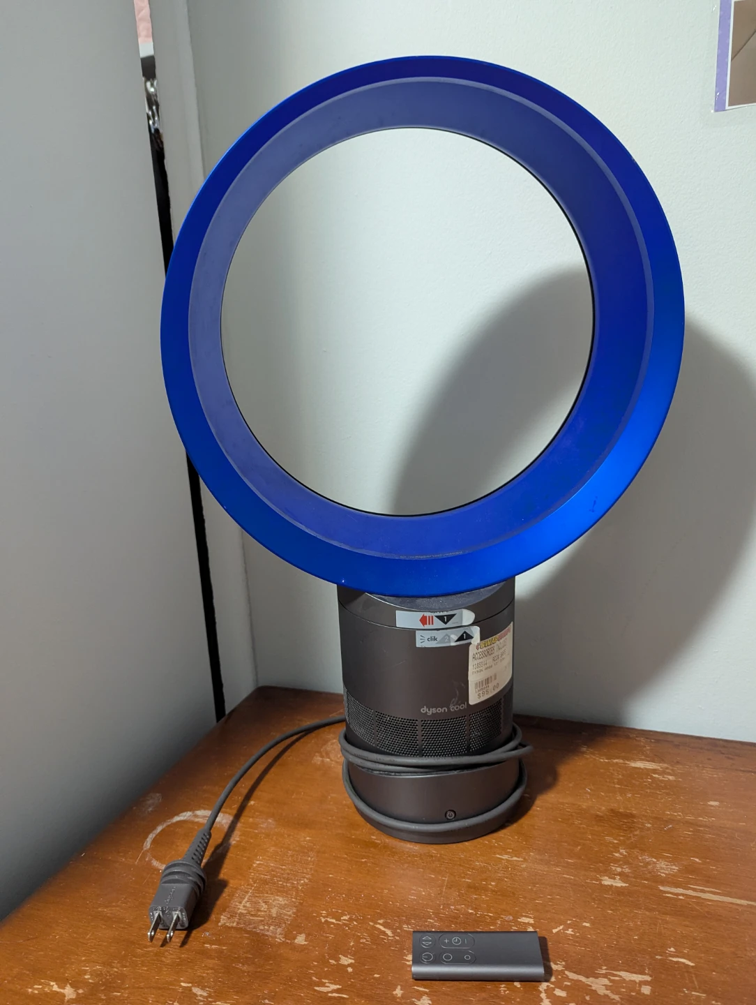 Dyson Cool Desk Fan Blue and Grey