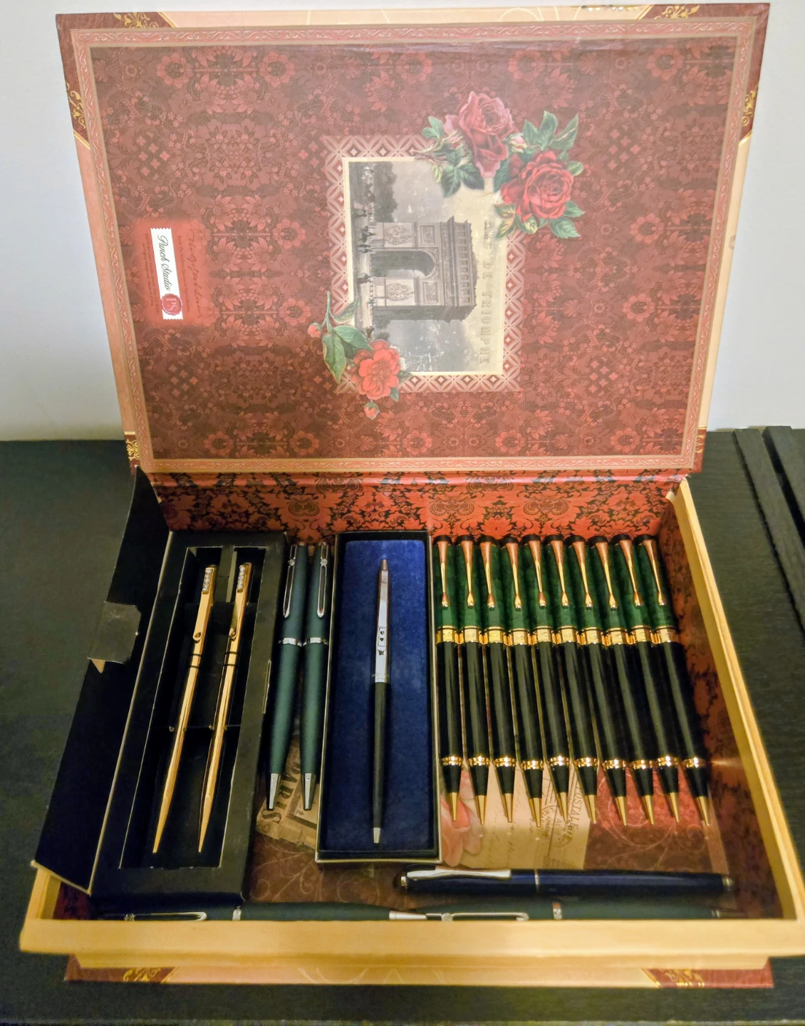 Vintage Paper Mate Lot, 21 Pc. Luxury Pen/Pencil Set