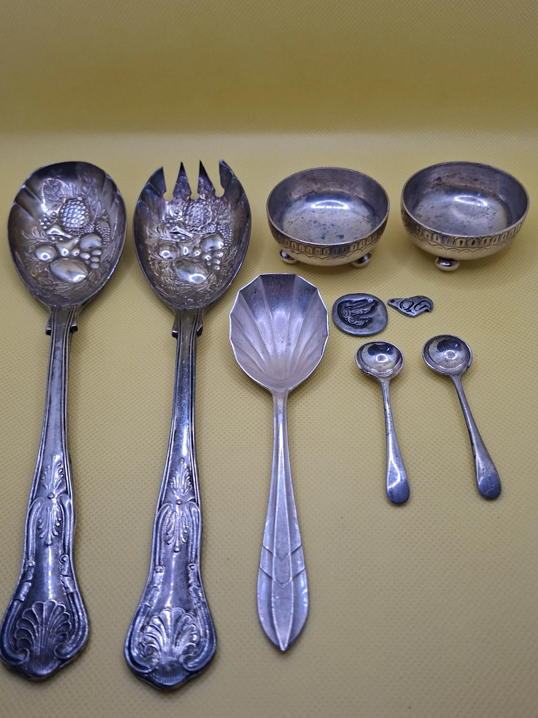 Vintage EPNS Silver-Plated Cutlery and Bowls Set