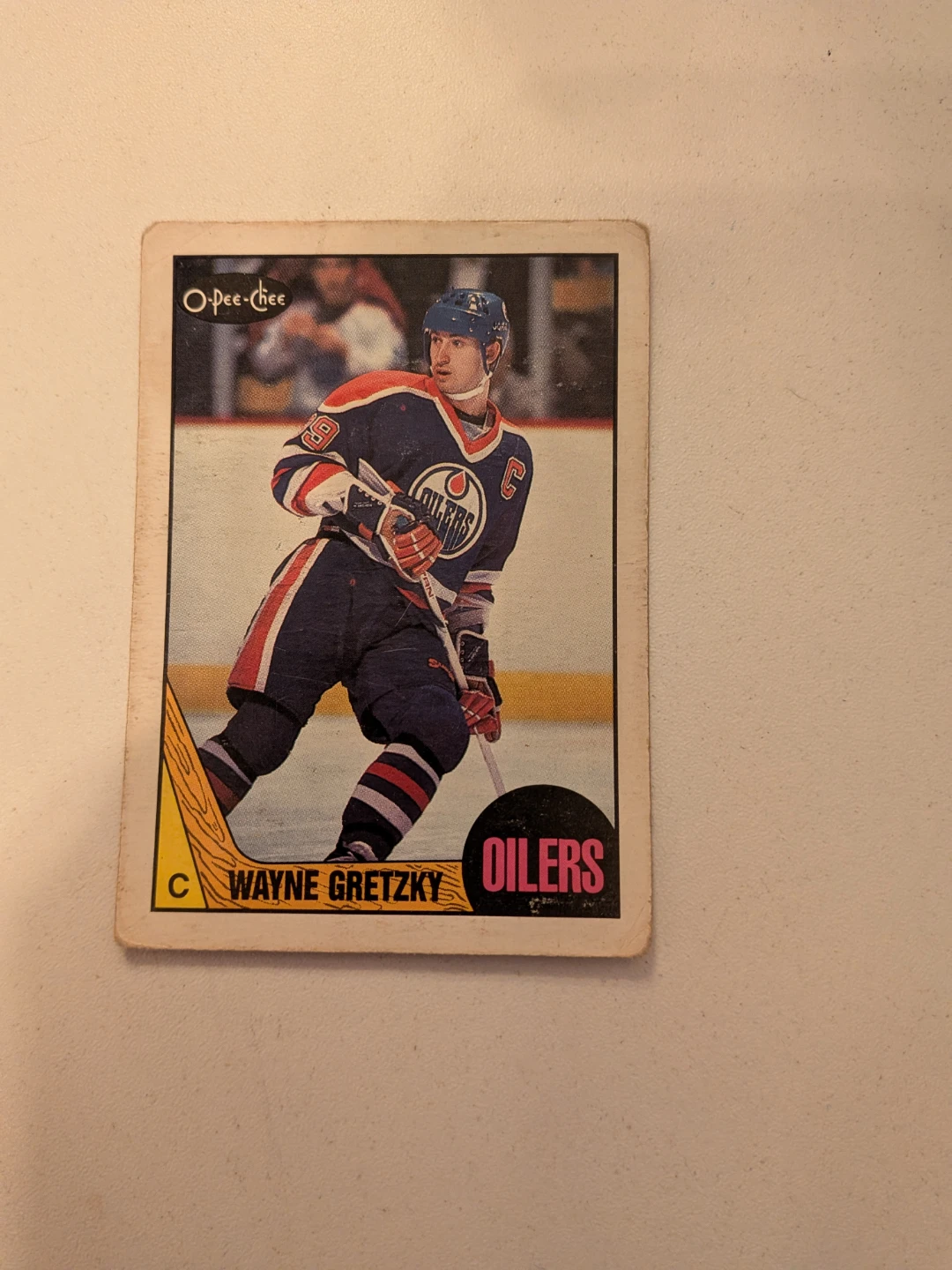1987 O-Pee-Chee Wayne Gretzky Hockey Card - photo 2