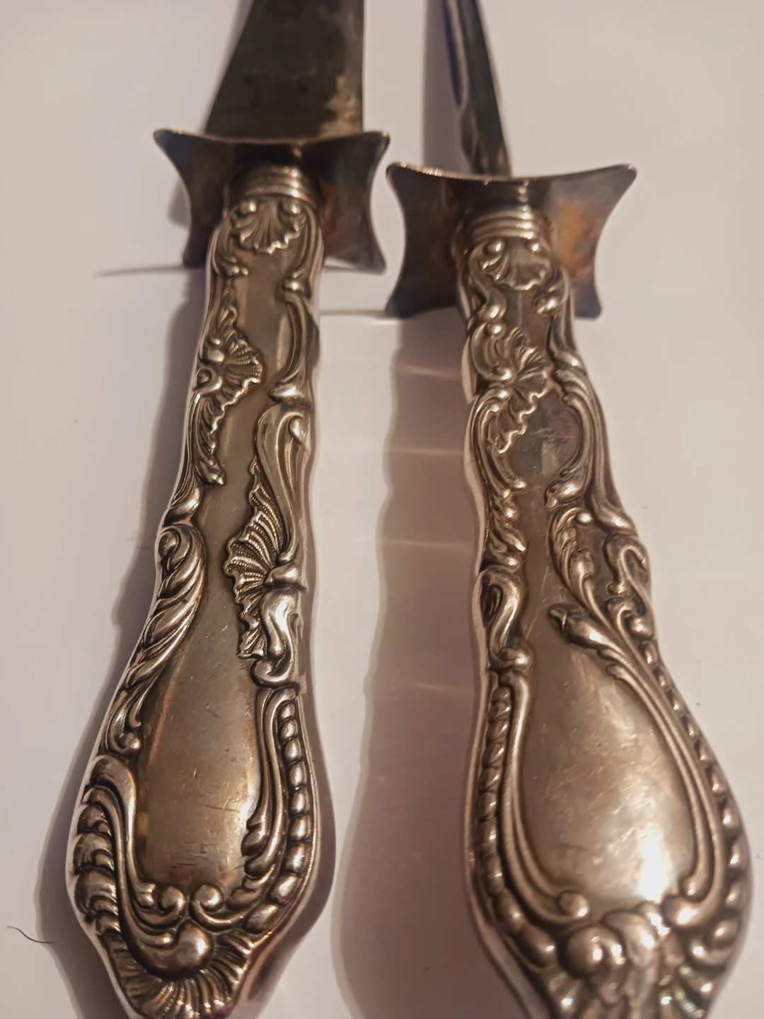 Sterling Silver Gorham Vintage Carving Knife & Sharpening Knife - photo 4