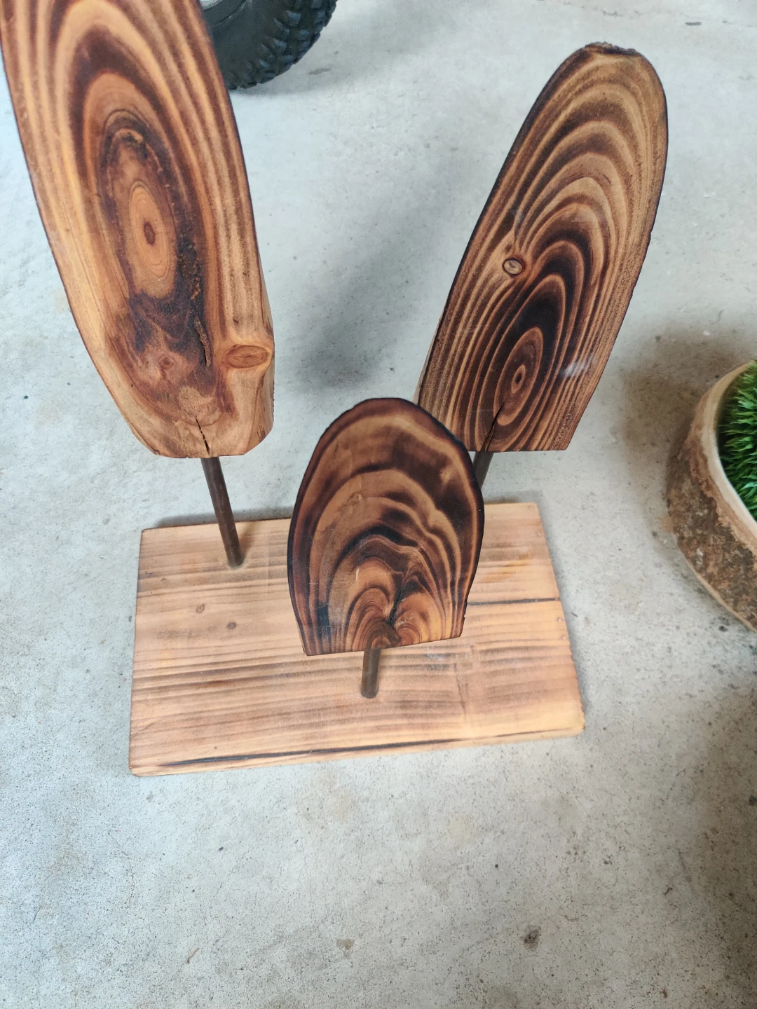 Decorative Rustic Wooden Tree Ornament - photo 2