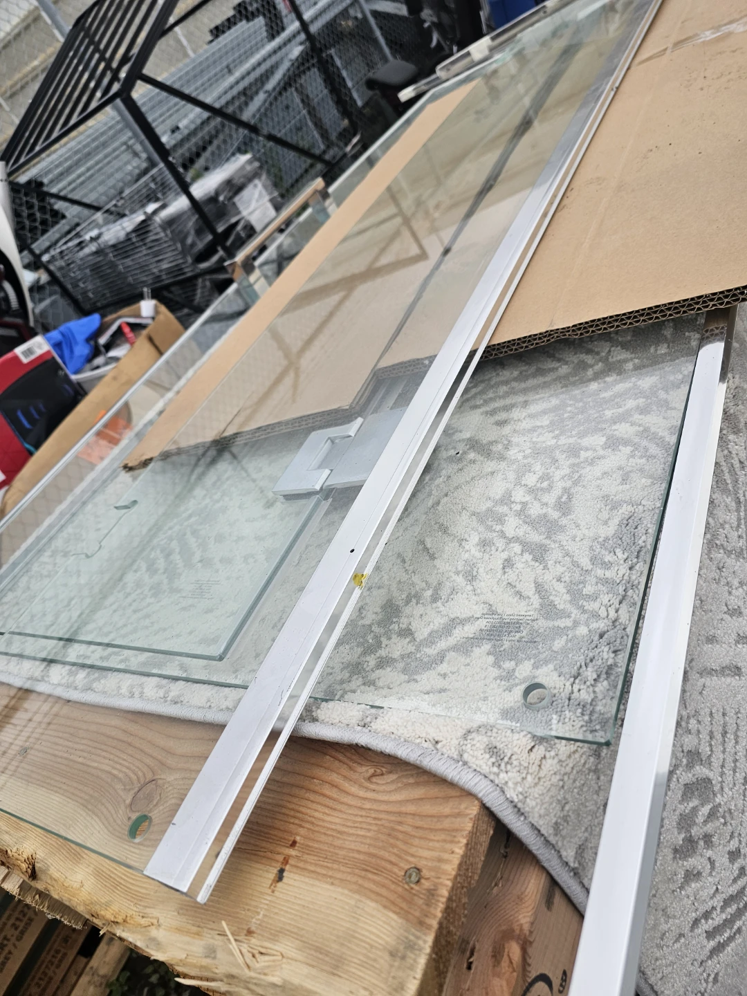 Glass Shower Door Panel - photo 2