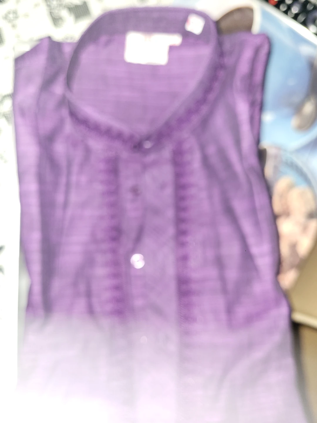 Rajesh Garments Kurta Pajama Set - Purple - photo 2