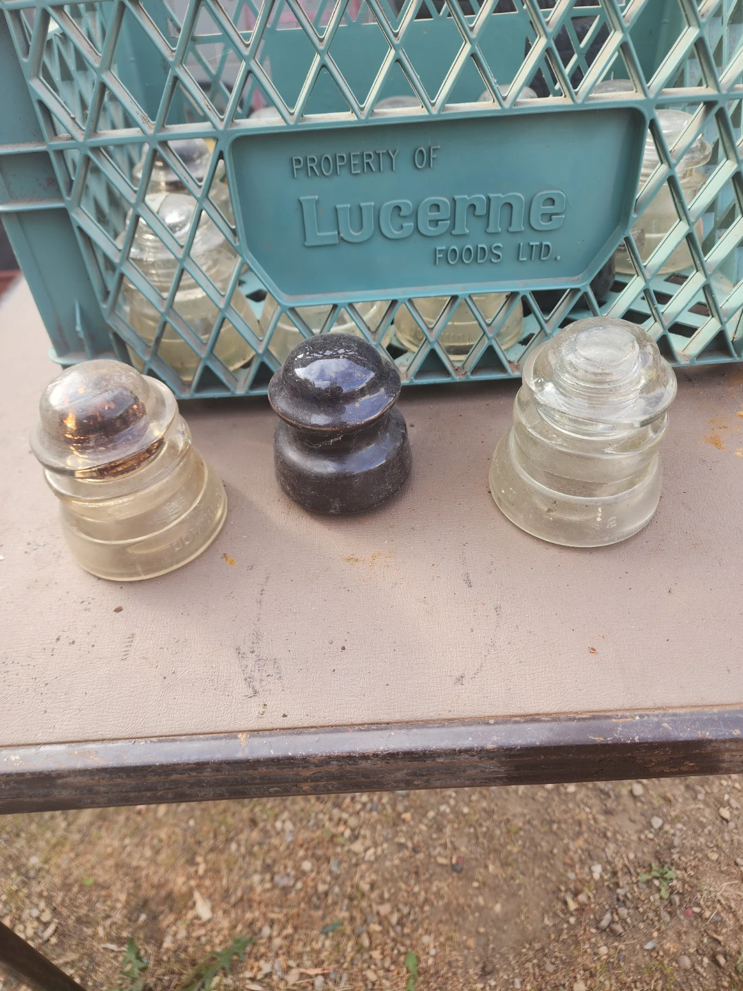 Vintage Glass and Ceramic Insulators