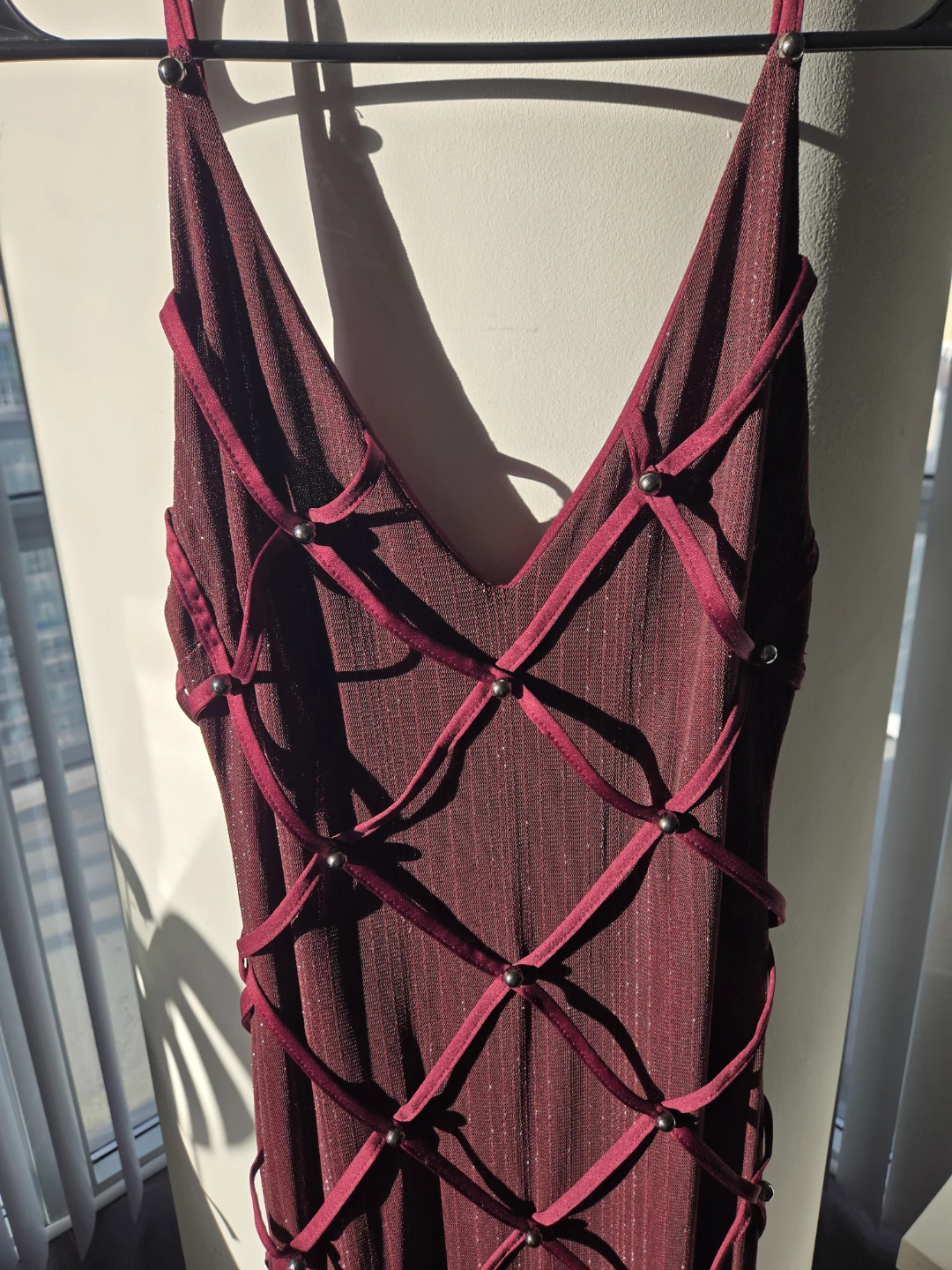 Fashion Nova Burgundy Maxi Dress - photo 5