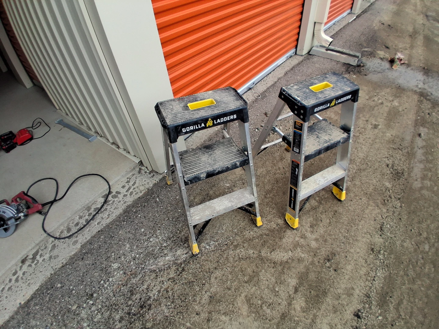 Two Gorilla Ladders 2-Step Stools