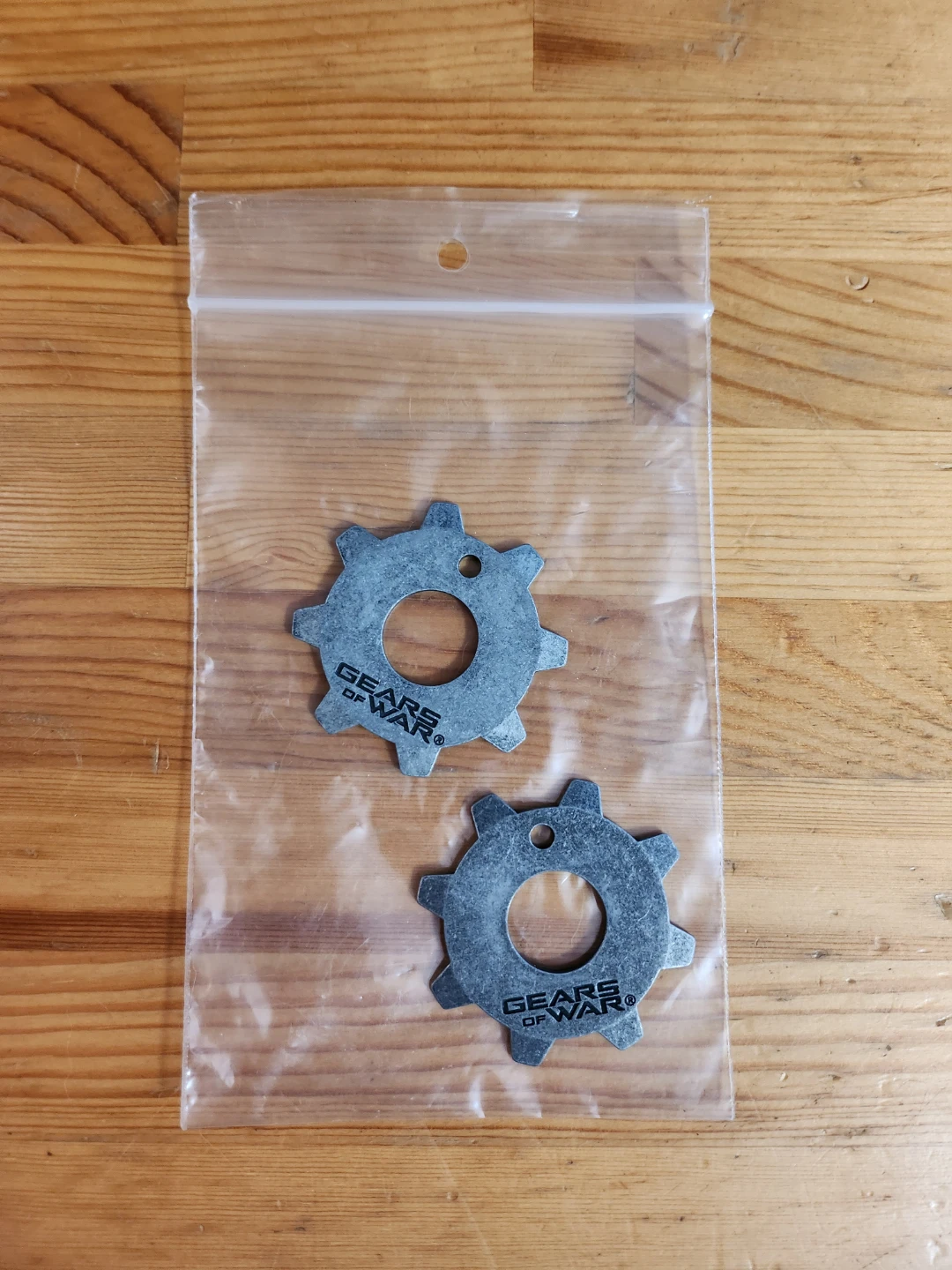 Official Gears of War COG Tags Microsoft - photo 5